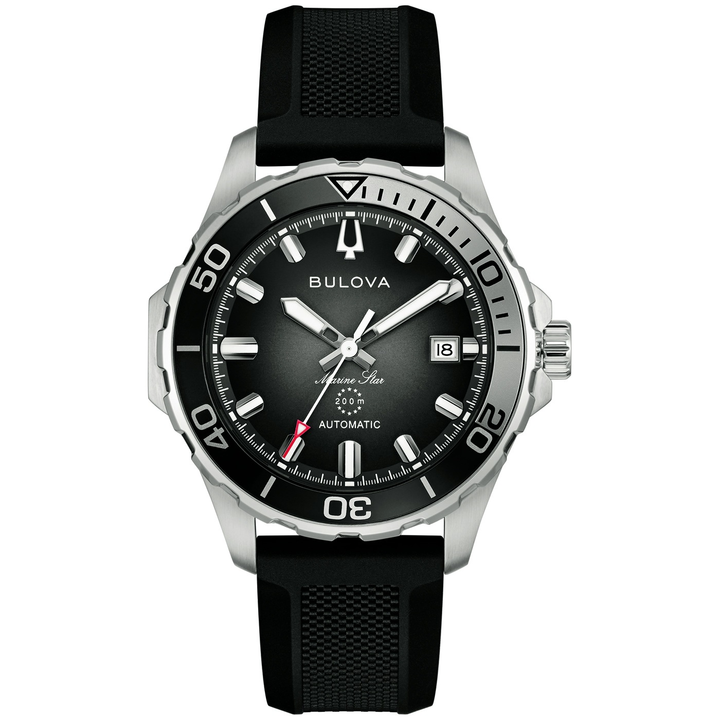 Bulova Mechanische Uhr »Marine Star« Armbanduhr, Herrenuhr, analog, Big Date