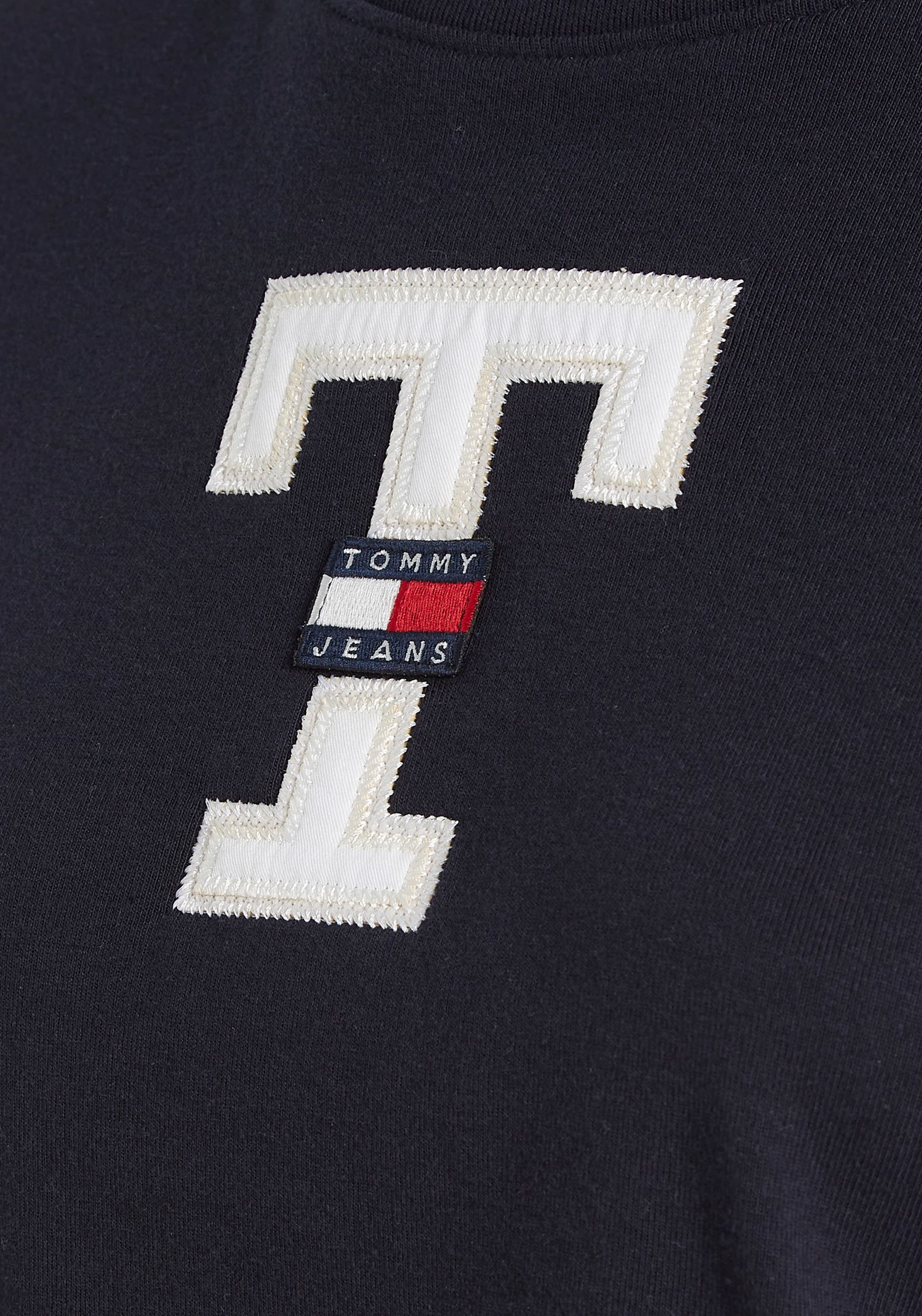 Tommy Jeans T-Shirt »TJW auf bei der TEE«, ♕ mit PREP Brust Labeldruck FLAG MODERN CLS