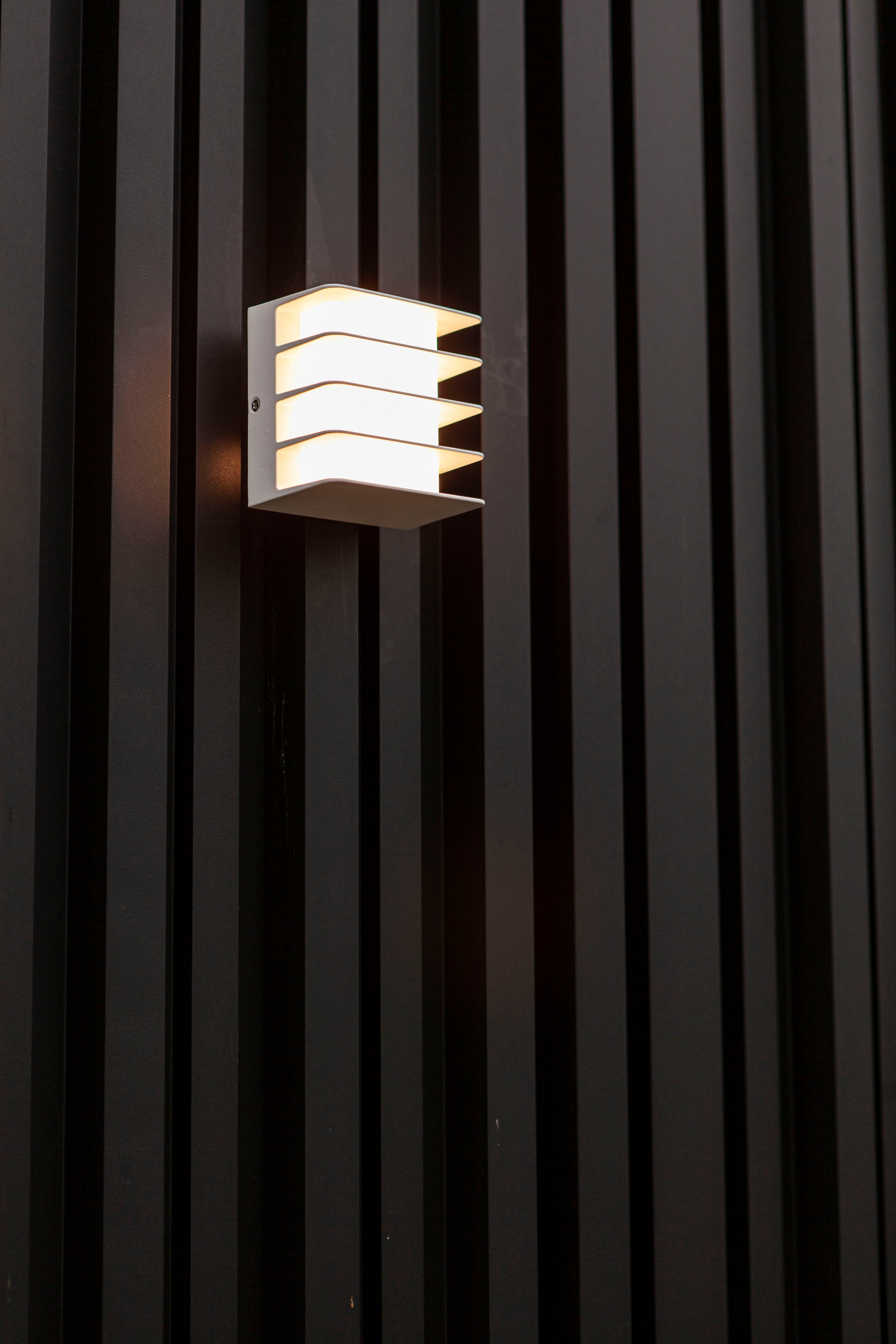 LUTEC LED Außen-Wandleuchte »GRIDY«, Leuchtmittel LED-Modul | LED fest integriert
