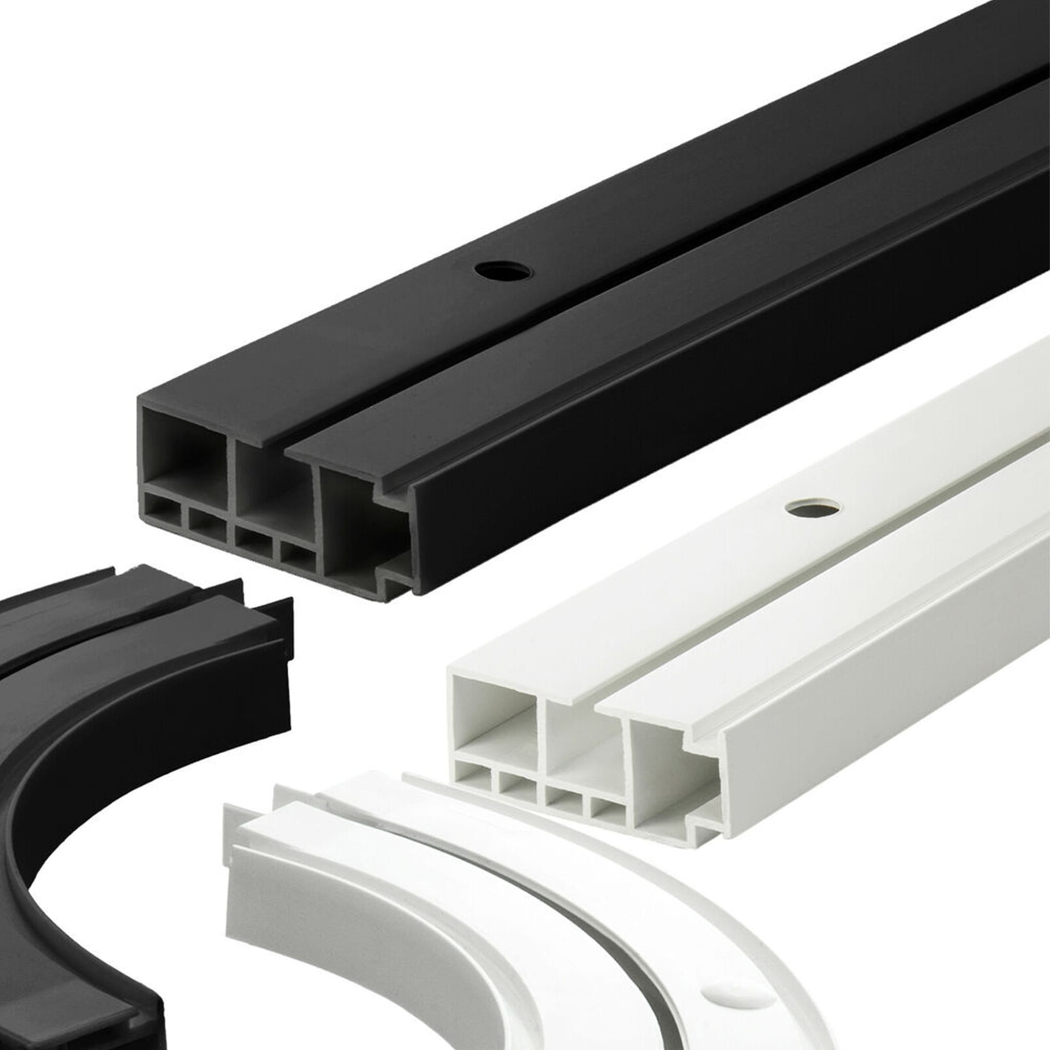 SN DECO GROUP Gardinenschiene »Rundbogen für Vorhangschiene SH (1), Paar«, 1 läufig-läufig