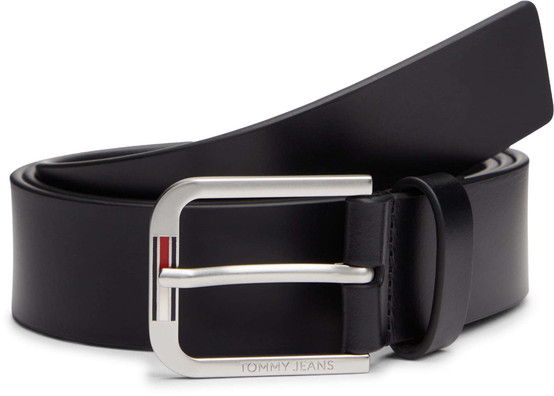 Tommy Jeans Ledergürtel »TJM AUSTIN«, 3,5 cm, glattes Finish, quadratische Schnalle