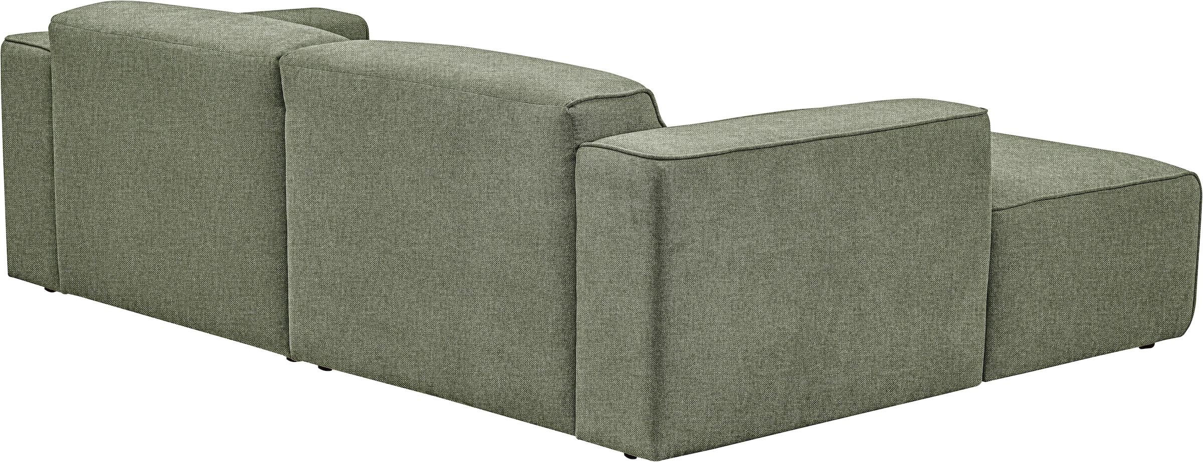 andas Ecksofa »Noord«, mit Kedernaht, Breite 234 cm, Cord, Struktur, Webstoff