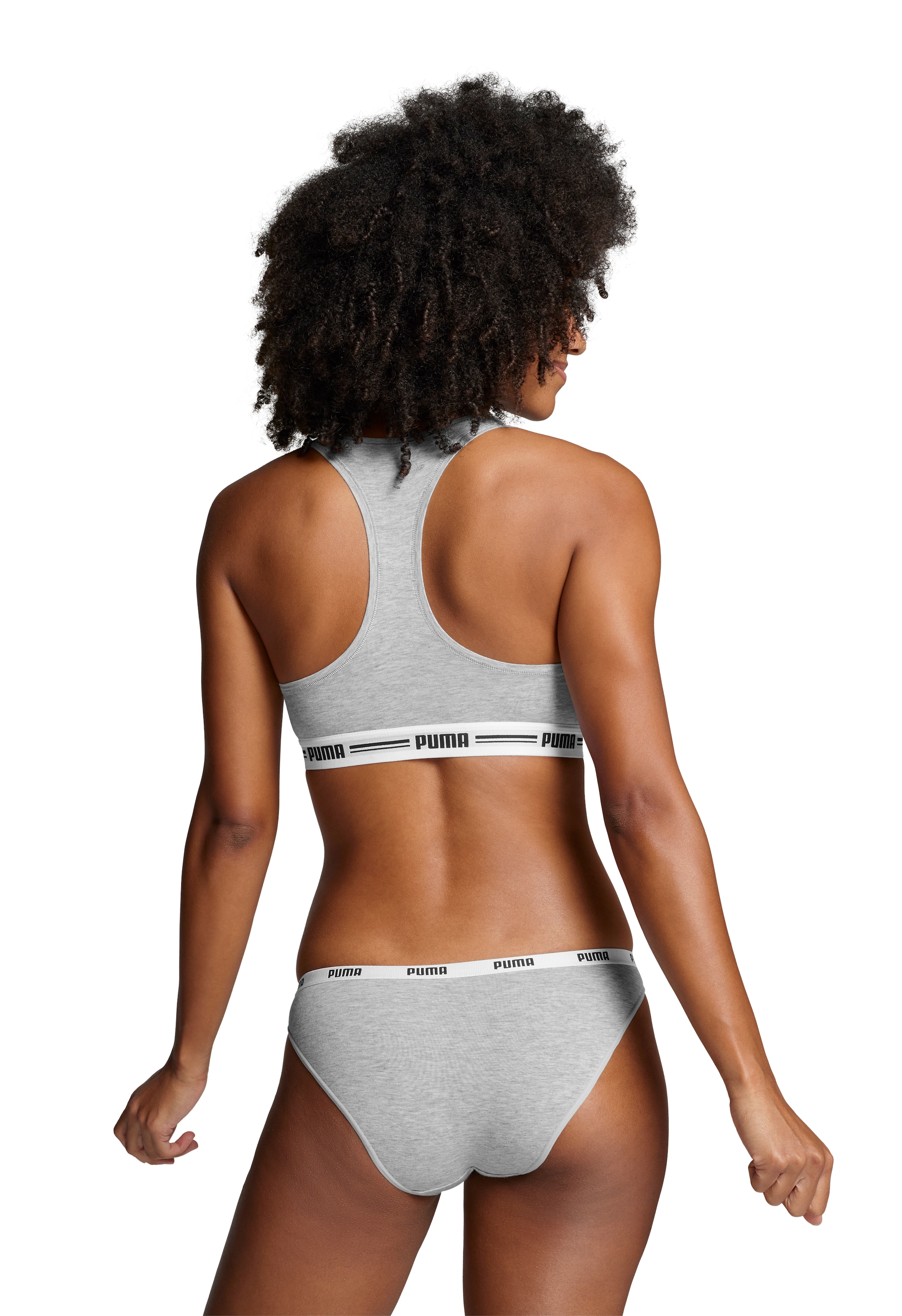 PUMA Sport-Bustier »PUMA WOMEN RACER BACK TOP 1P HANG«, mit markantem Logobund