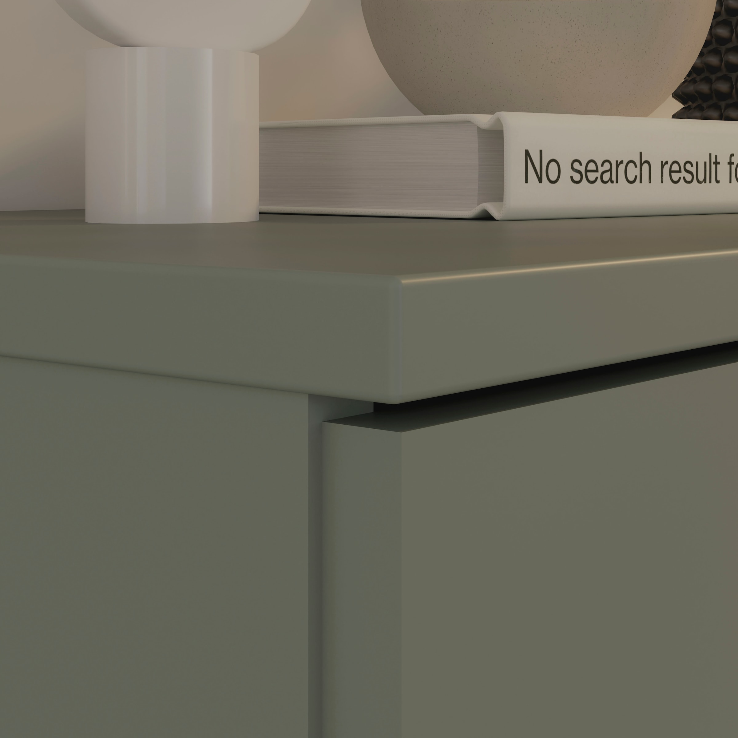 FORTE Kommode »Ganymede« Kommode, Stauraum, Metallgriffe, 4 Dekore, Breite 80,1cm