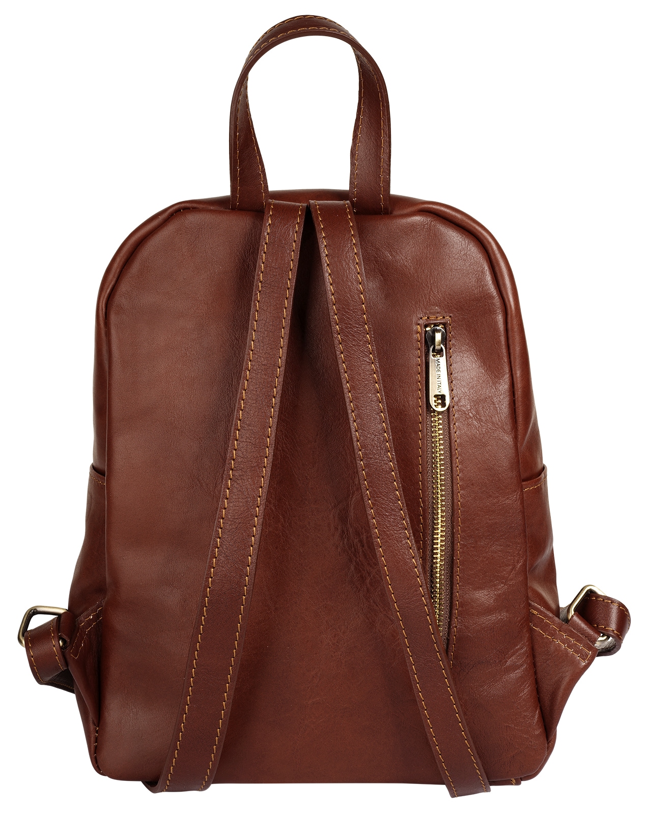 Piké Cityrucksack, echt Leder, Made in Italy