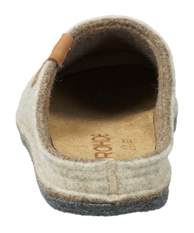 Rohde Pantoffel »CALMYS N°15«  Clog, Hausschuh, Homeslipper, Filz in melierter Optik