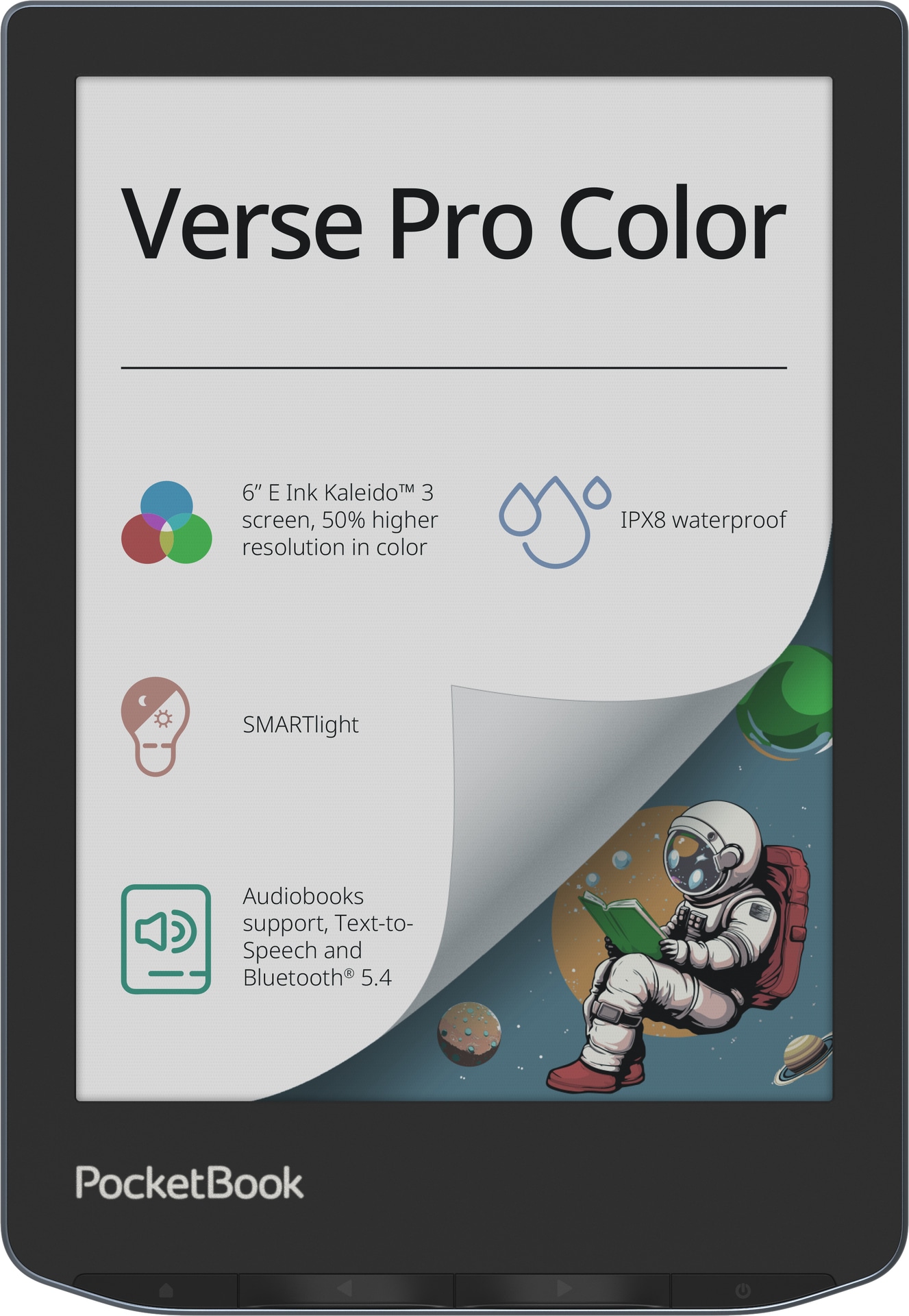 PocketBook E-Book »Verse Pro Color - DACH-Version«, (Linux)