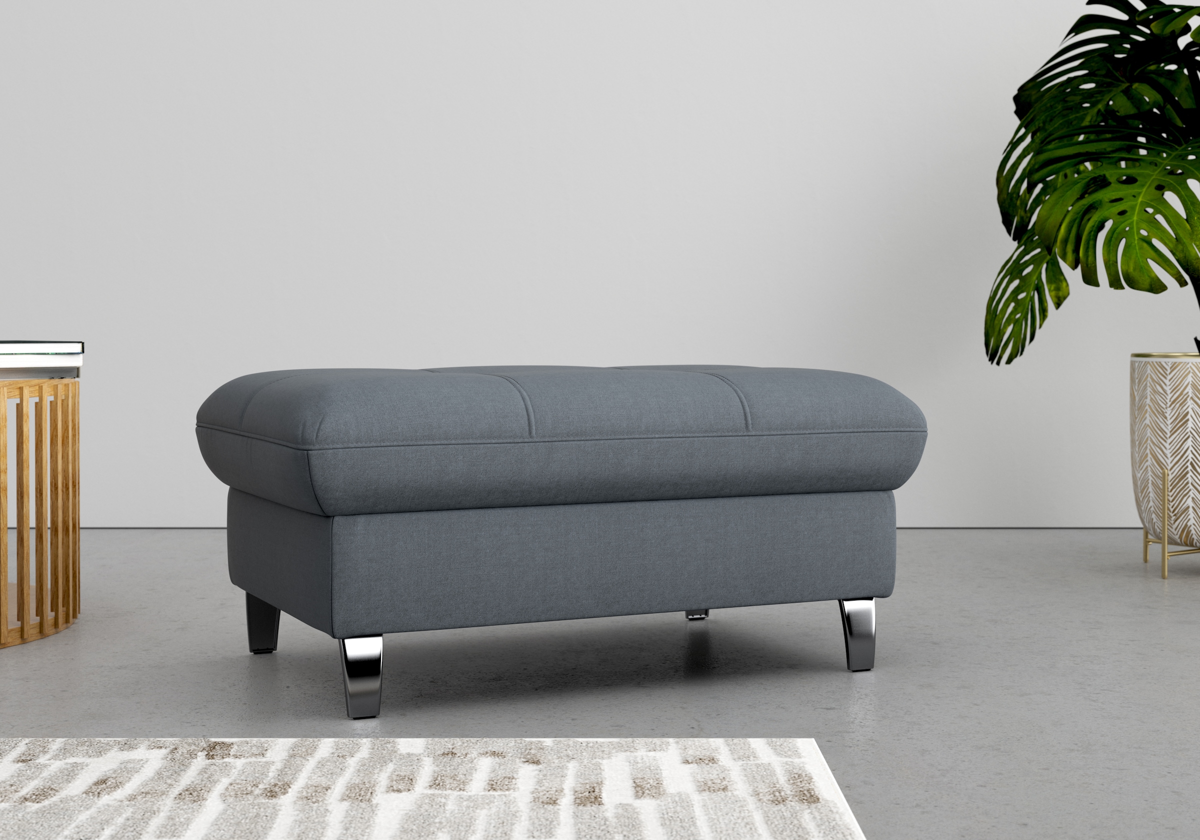 sit&more Stauraumhocker »Maggiore« mit Stauraum und modernen Metallbeinen