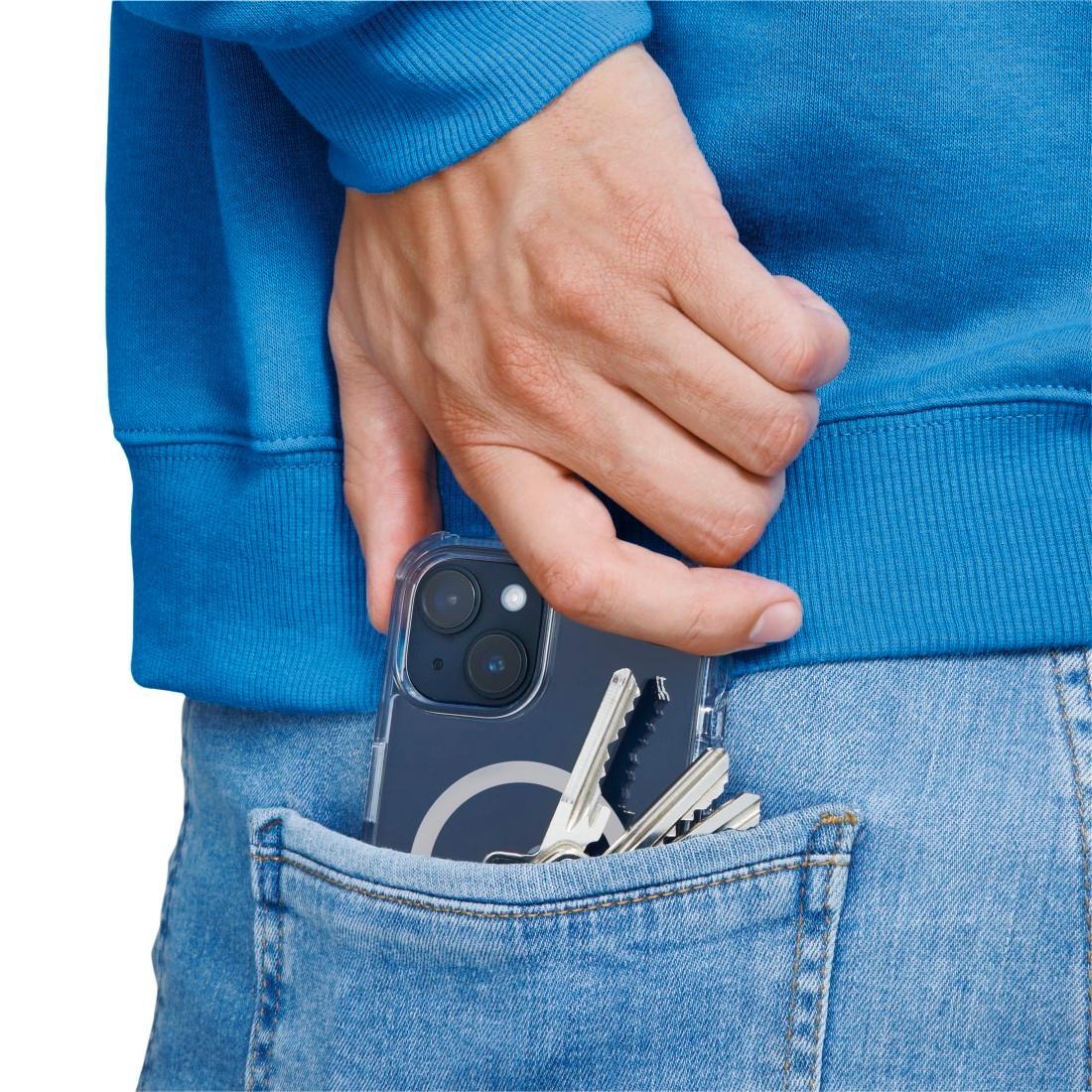 Hama Smartphone-Hülle »Handyhülle „Extreme Protect“ für iPhone 16 Pro (für MagSafe, stoßfest)« Smartphones 16,0 cm (6,3 Zoll)