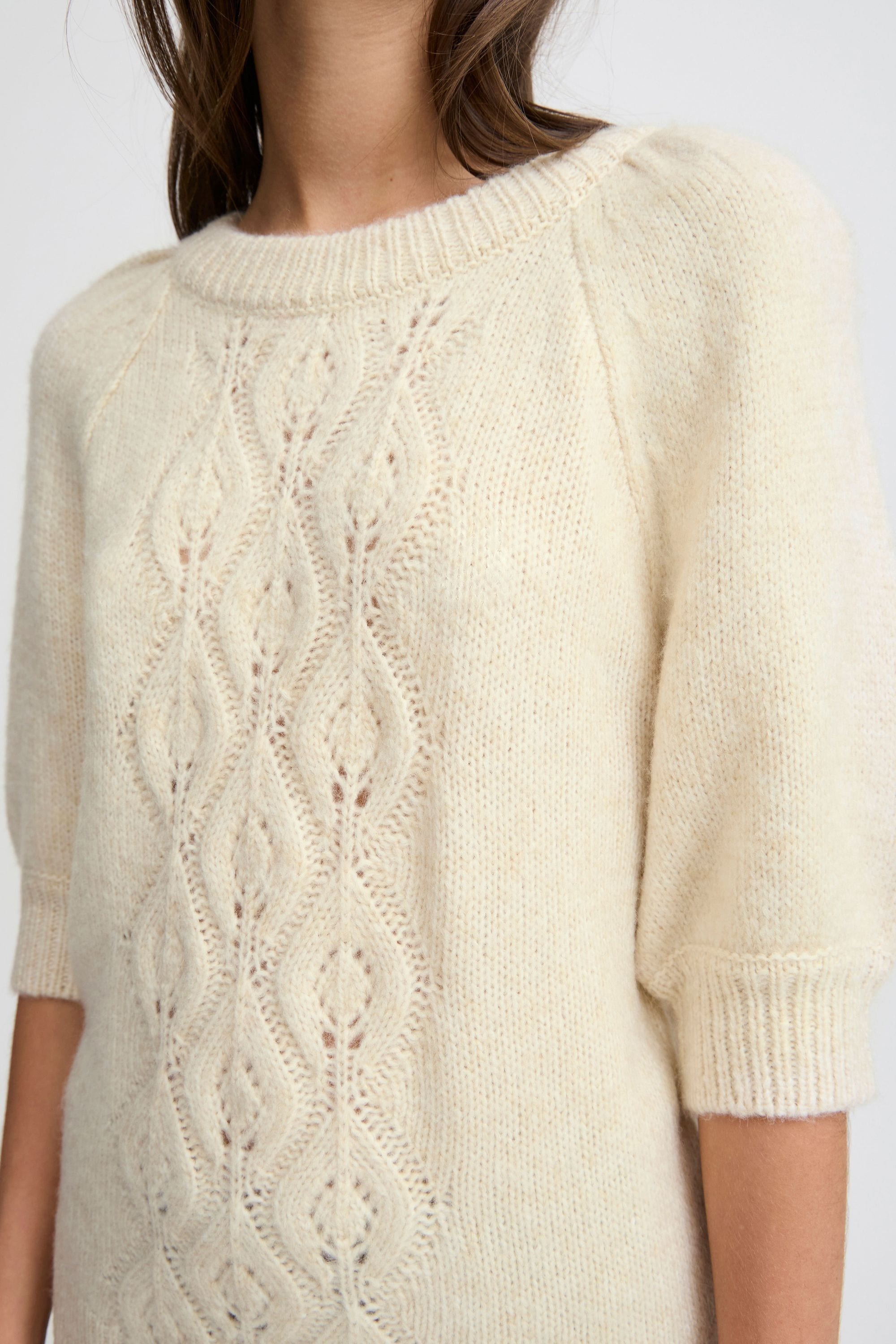 b.young Strickpullover »Strickpullover BYOKSANA SHORT SLEEVE JUMPER -«
