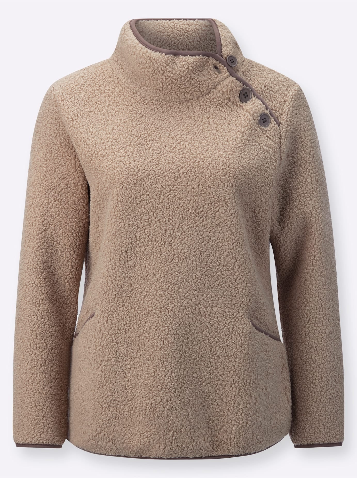 Casual Looks Fleeceshirt »Fleece-Shirt«, (1 tlg.)
