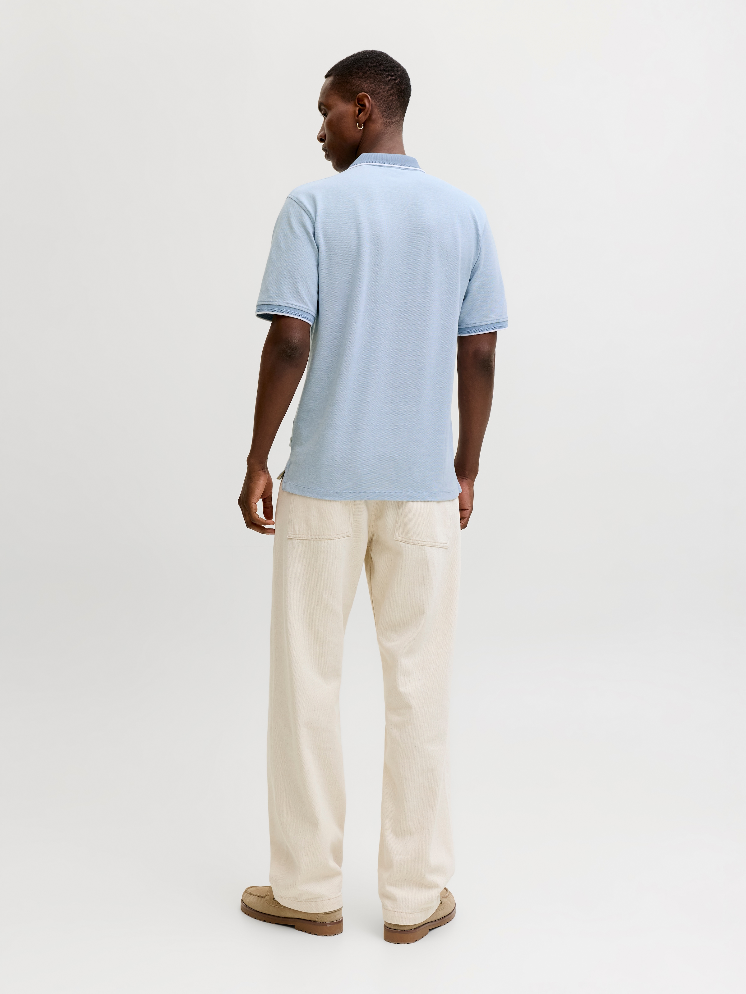Jack & Jones Poloshirt »JPRBLUALVES SS POLO SN« mit Logo Stickerei