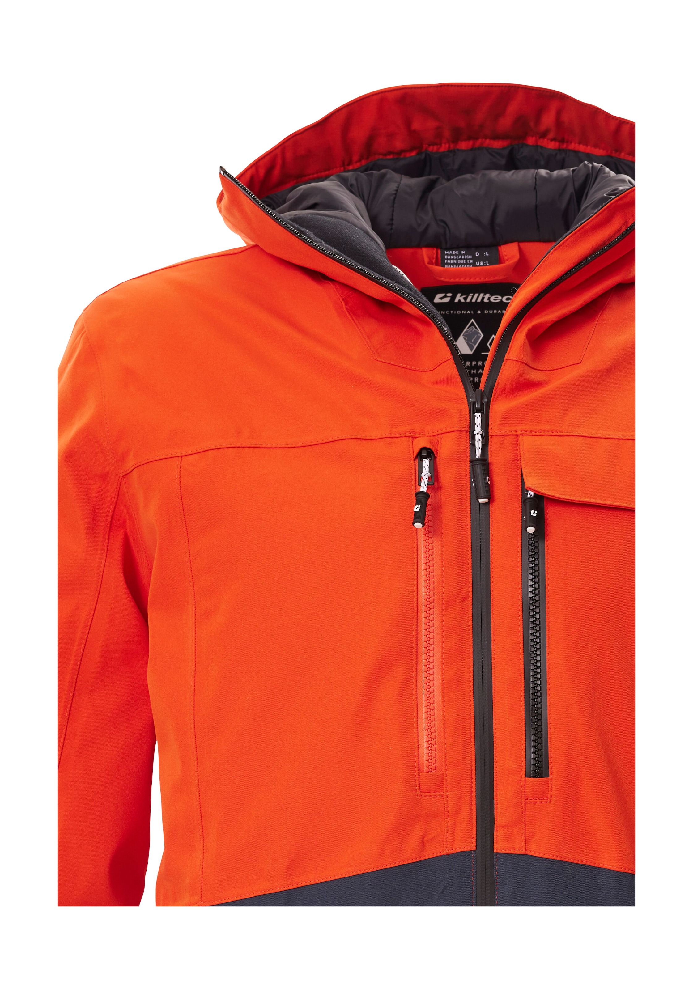Killtec Skijacke »KSW 280 MN SKI JCKT« Wasserdichte Herrenjacke mit Schneefang und Teflon EcoElite™