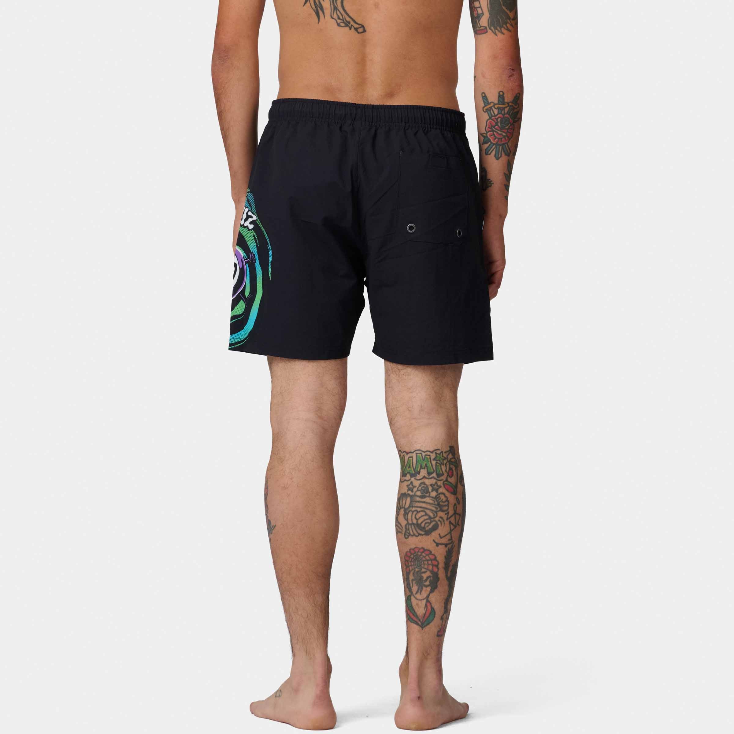 Santa Cruz Badeshorts »WINKOWSKI VERTIGO SWIMSHORTS« für sportliche Aktivitäten, leichtes Polyester, sportlicher Stil
