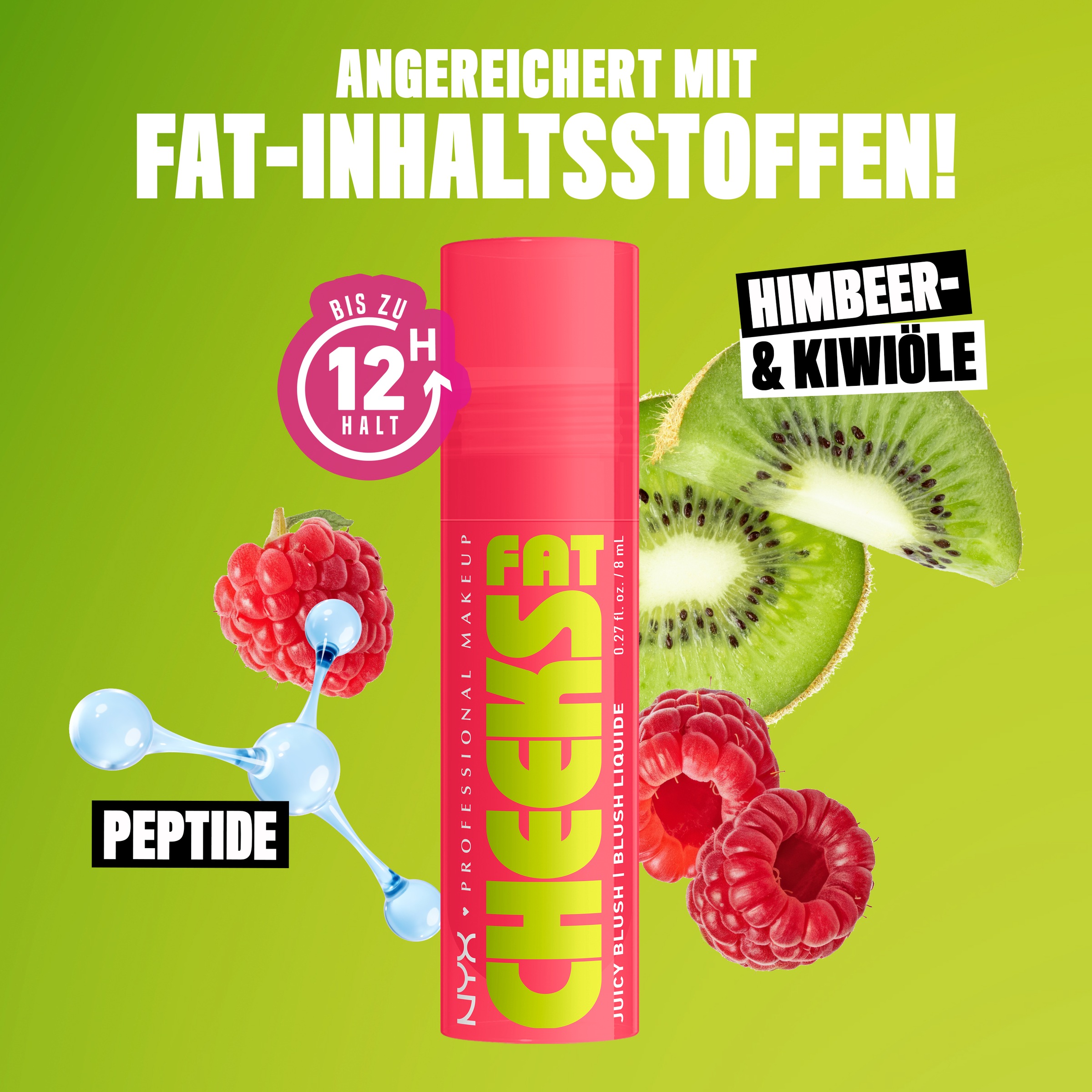 NYX PROFESSIONAL MAKEUP Rouge »Fat Cheeks Blush« verleiht deinen Wangen eine strahlende und intensive Farbe