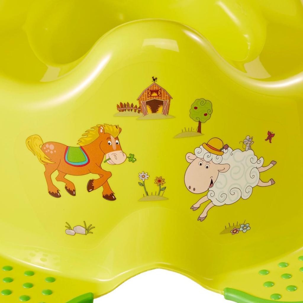 keeeper Töpfchen »Funny Farm«, (Set, 3 tlg.), Kinderpflege-Set - Töpfchen, Toilettensitz und Tritthocker