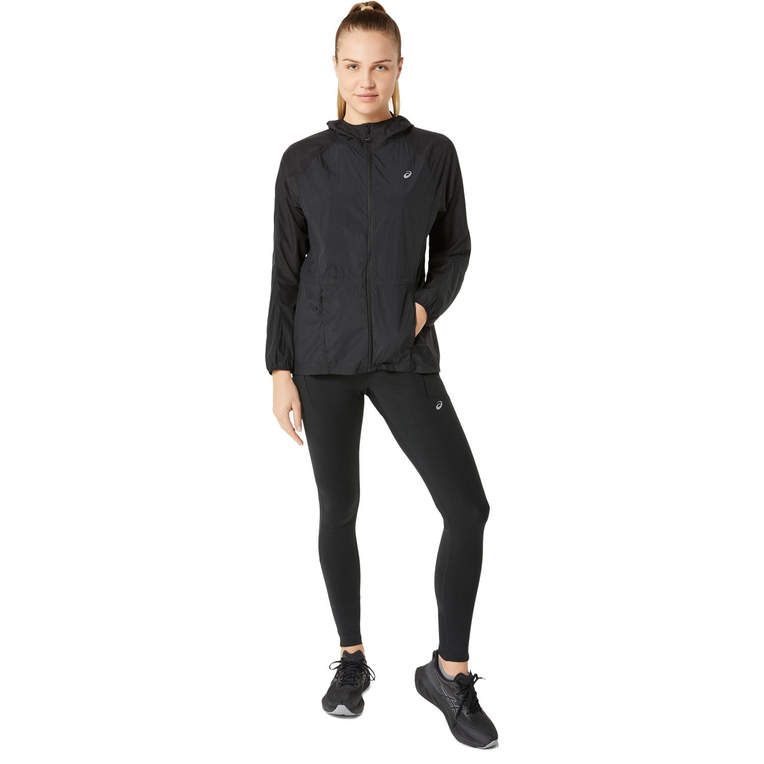 Asics Laufjacke »ROAD PACKABLE JACKET«, mit Kapuze