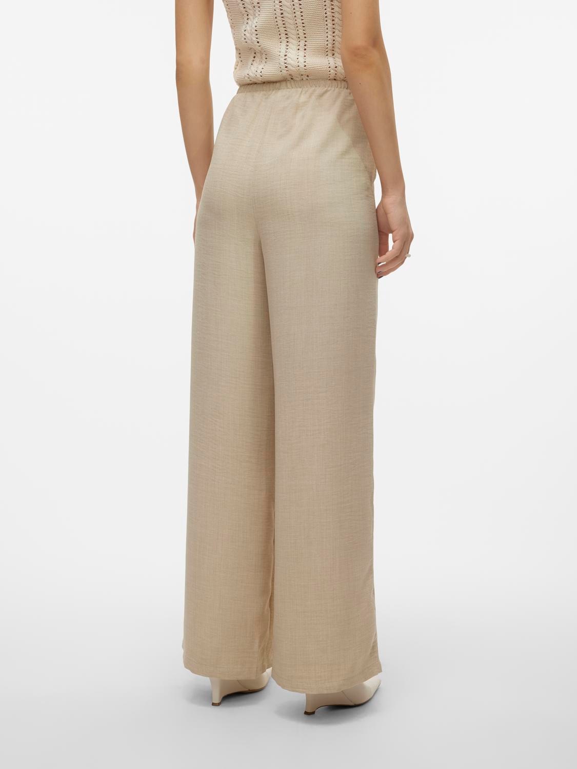Vero Moda Schlupfhose »VMMELANEY HW LOOSE PANT WVN GA NOOS«, Sommerhose