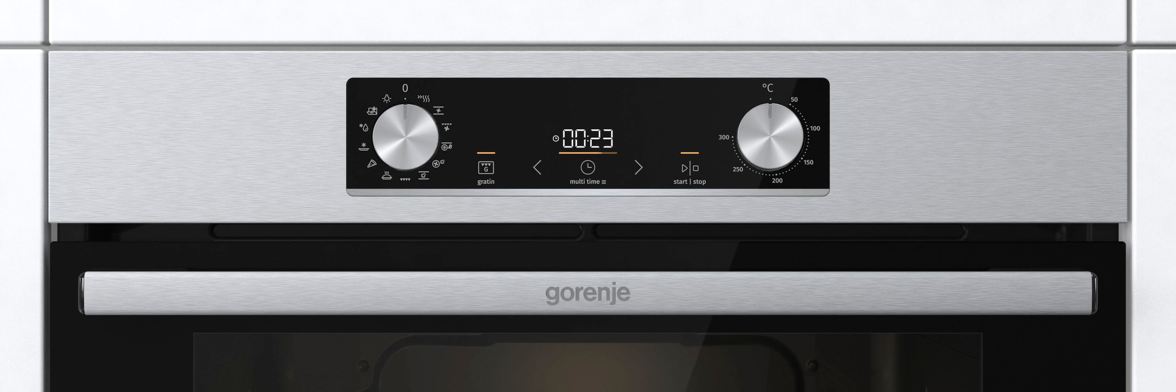 GORENJE Backofen-Set »BOS6737E06X«, mit 1-fach-Teleskopauszug, AirFry-Funktion