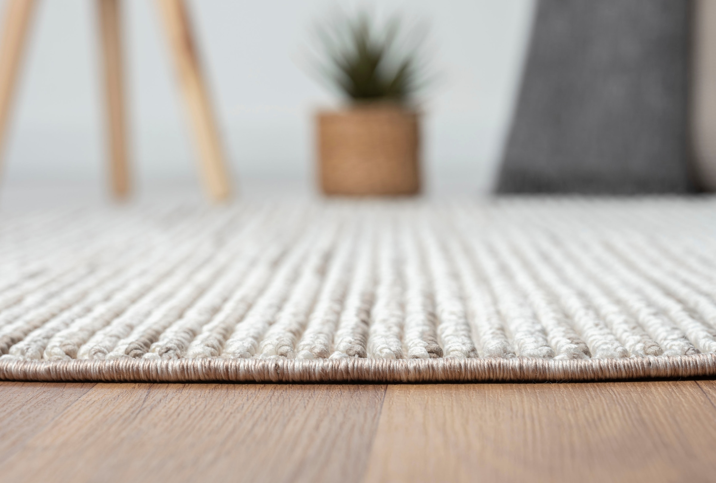 Myflair Möbel & Accessoires Teppich »Ava«, rund, 7 mm Höhe, Uni Farben, meliert, Sisal-Optik, auch in rechteckig erhältlich