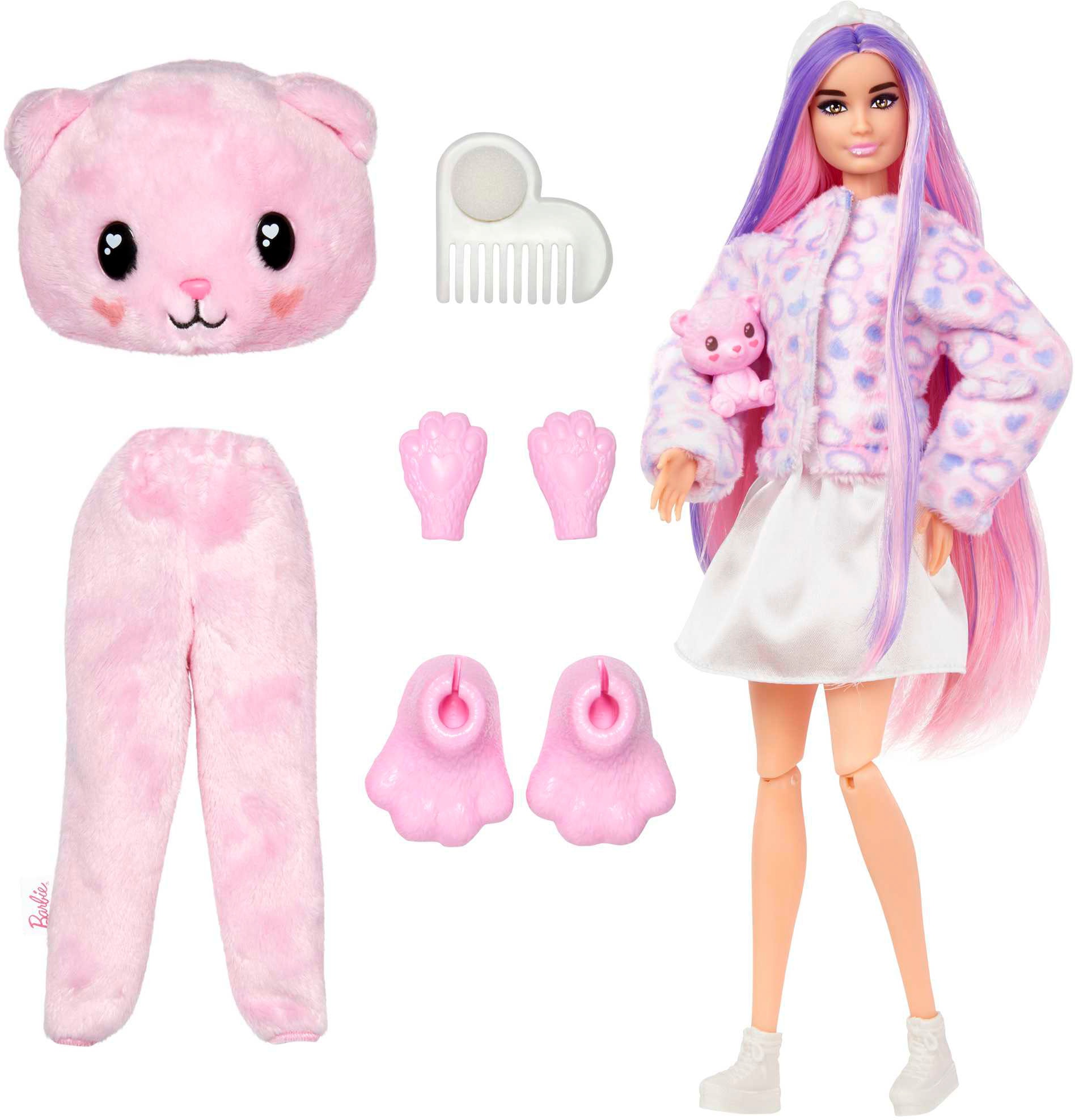 Barbie Anziehpuppe »Cutie Reveal, Kuschelweich Serie - Teddybär«