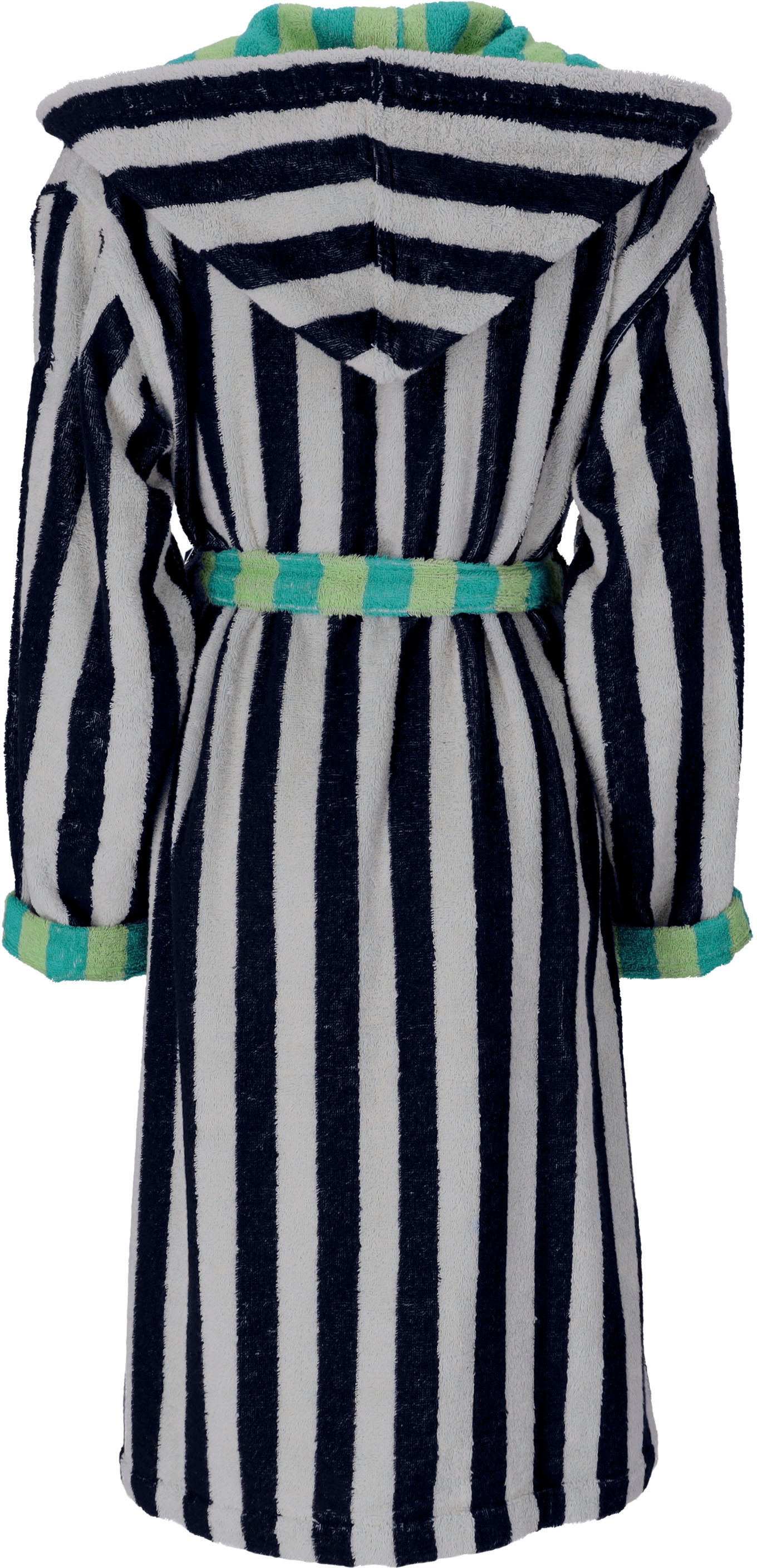 Esprit Unisex-Bademantel »Summer Stripe, ideal für Sauna & Spa, Hotelbademantel, Morgenmantel«, (1 St.), Doubleface