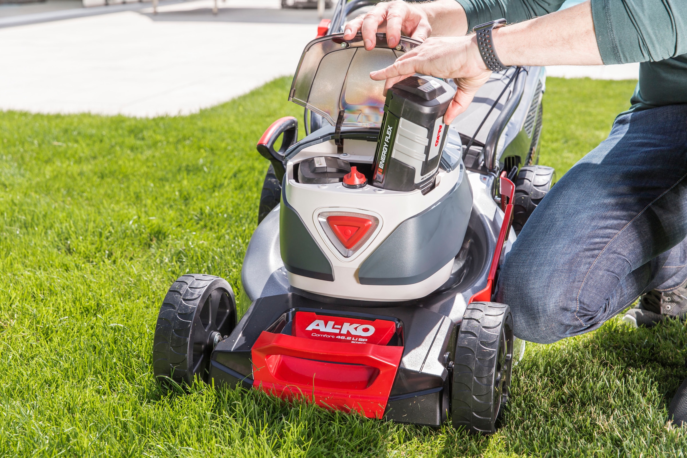 AL-KO Akkurasenmäher »36 V ENERGY FLEX 46.2 Li SP-W Comfort« 46 cm Schnittbreite,  inkl. 1 Akku und Ladegerät