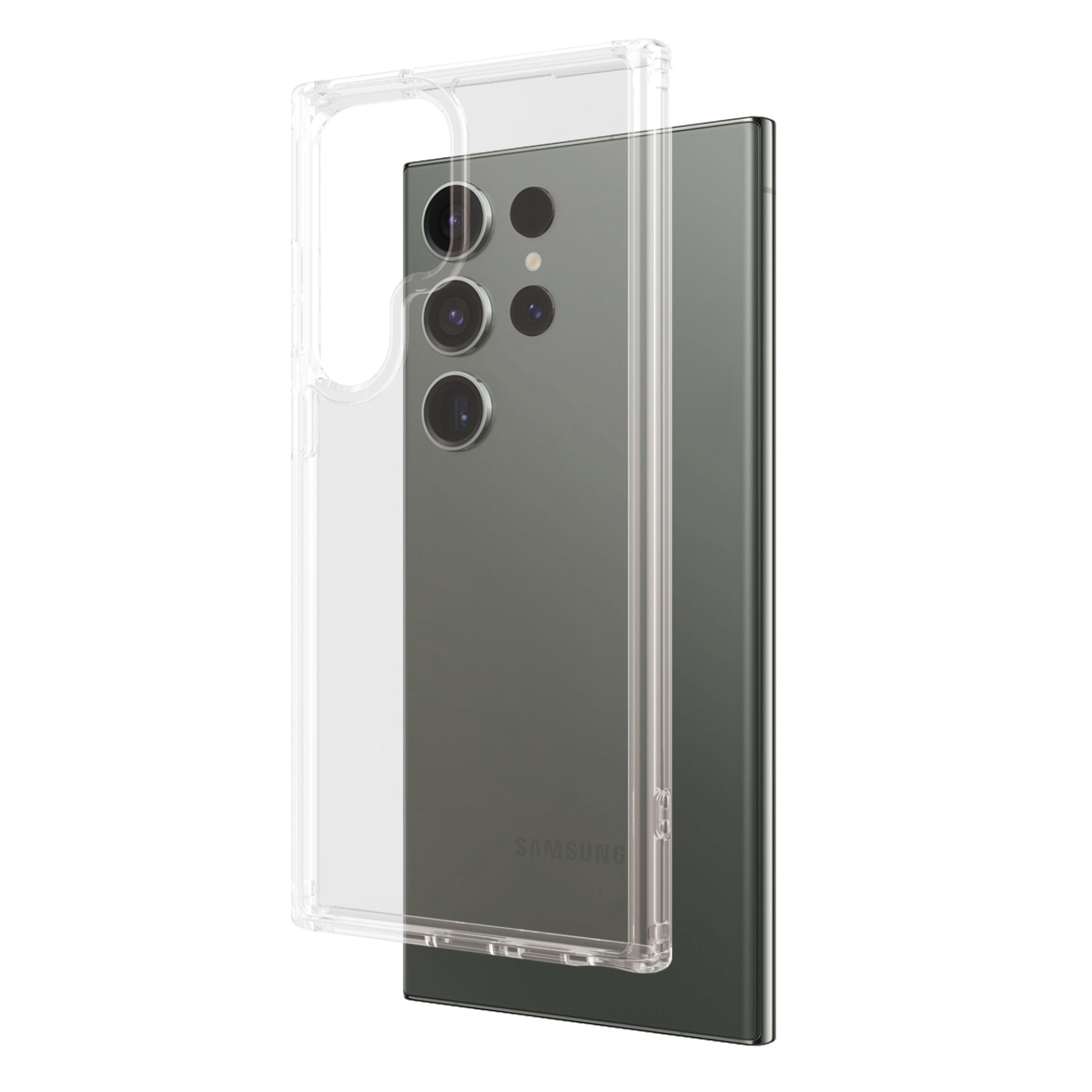 PanzerGlass Handyhülle »HardCase für Samsung Galaxy S24 Ultra« Militärstandard MIL-STD 810H Backcover Schutzhülle stoßfest kratzfest