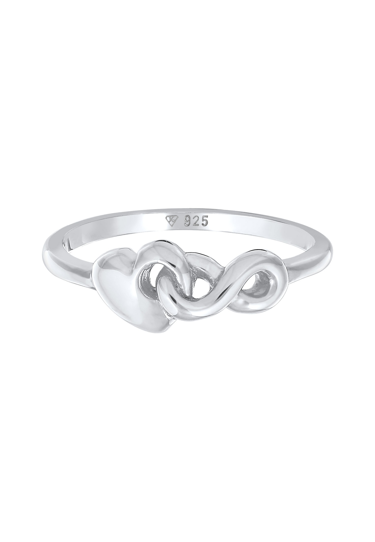 Elli Silberring »Ring Herz Infinity Ring Liebe 925 Silber«