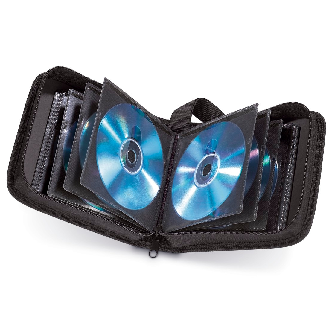 Hama DVD-Hülle »CD-/DVD-/Blu-ray Tasche, Schwarz, für max. 20 Discs«