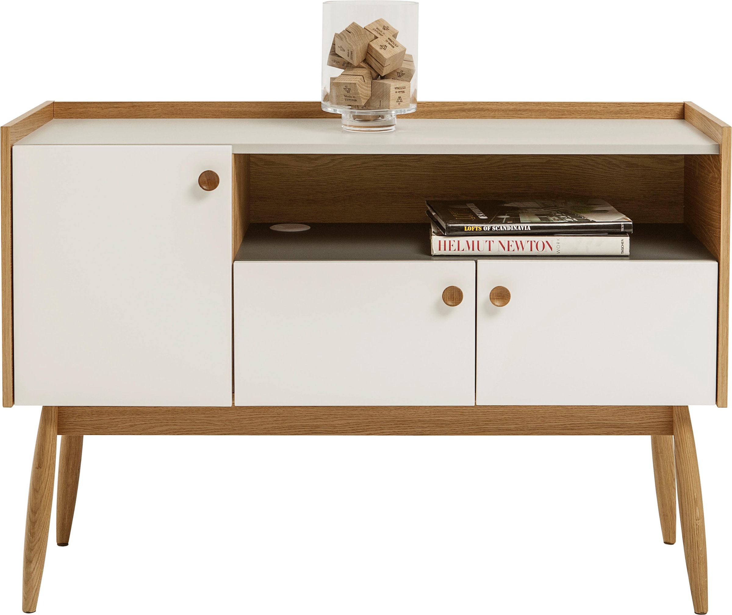 Woodman Sideboard, Kommode im angesagten skandinavischen Look, Breite 115 cm