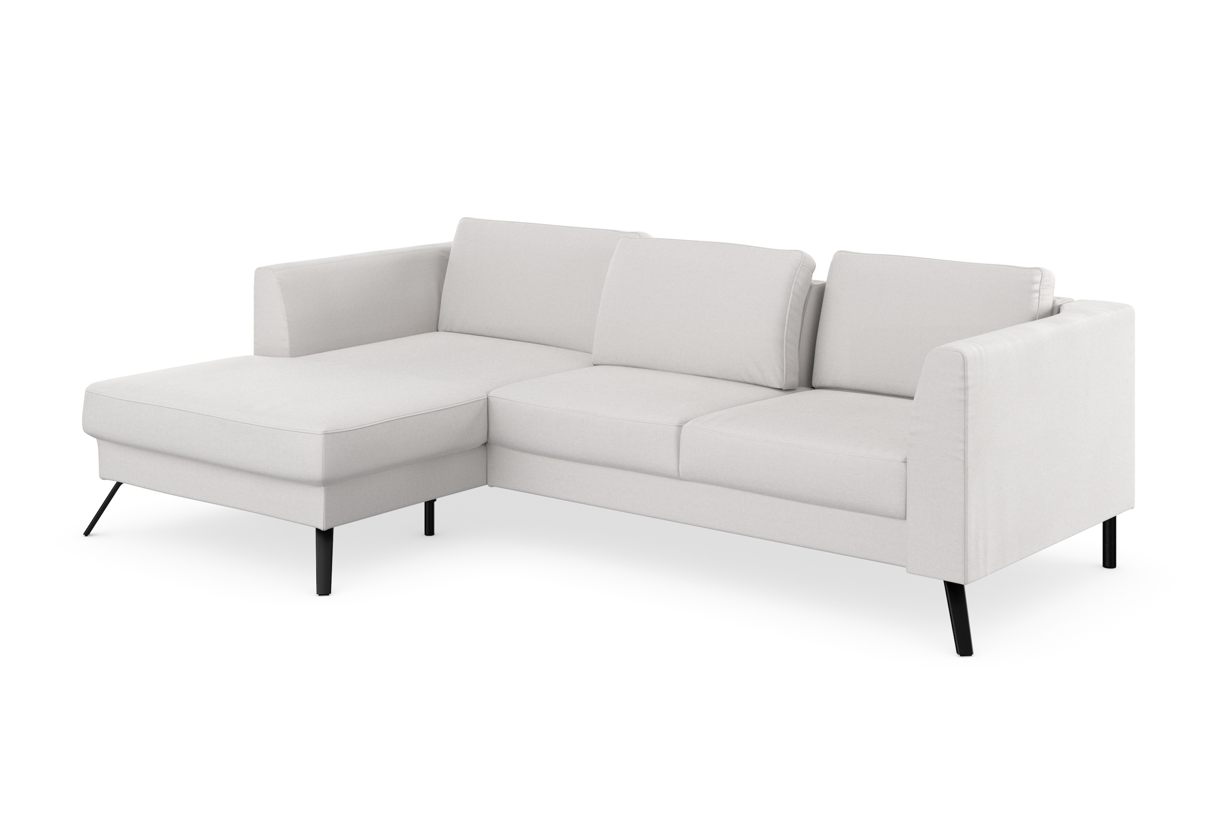 sit&more Ecksofa »Lindholm L-Form«, mit Sitztiefenverstellung und Federkern