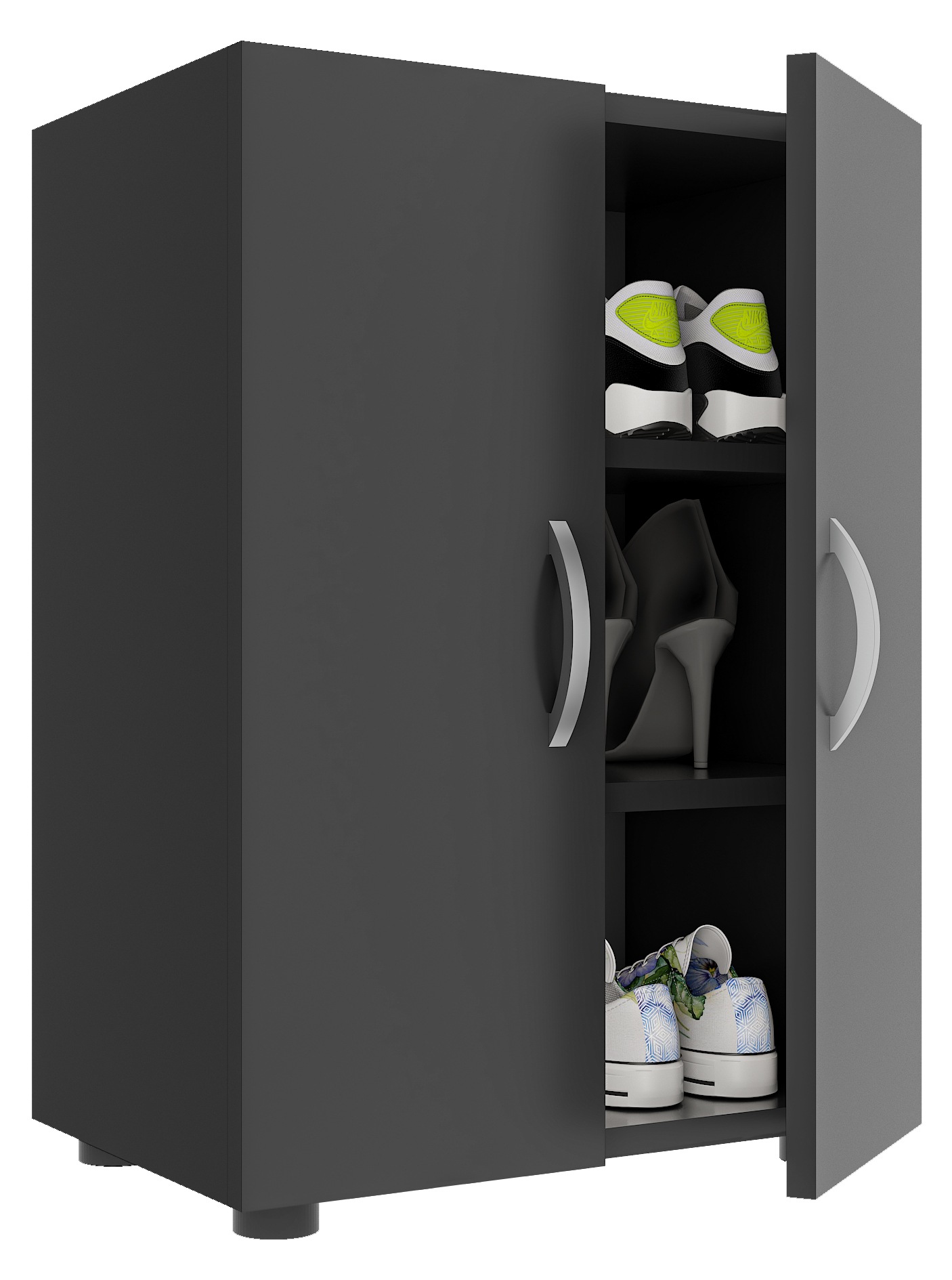 VCM Schuhschrank "Holz Großer Schuhschrank Schuhkommode Ulas 3" 1 Stk. tlg.