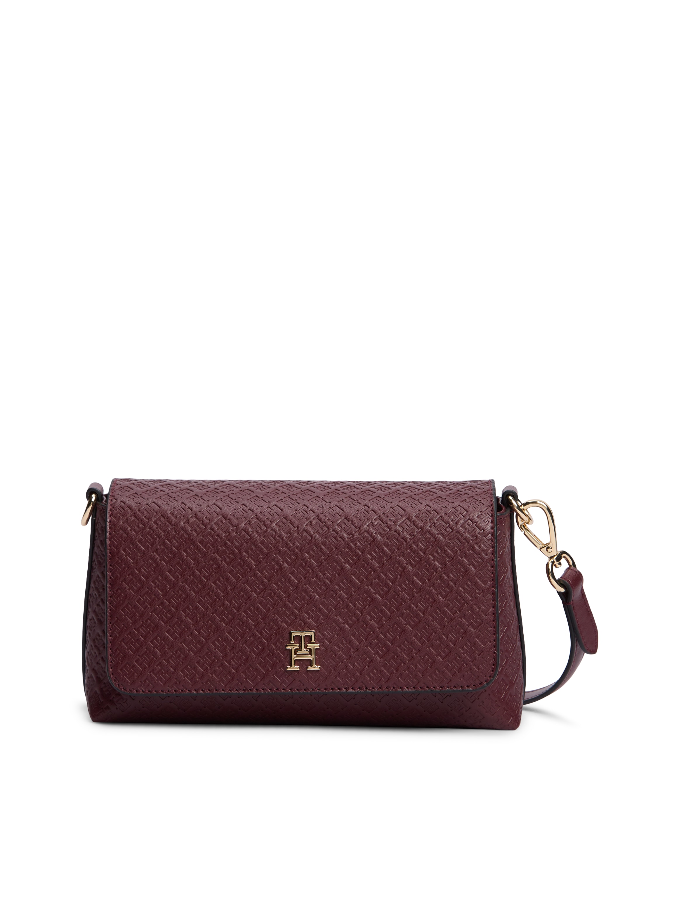 Tommy Hilfiger Umhängetasche »TH ICON CONV CROSSOVER MONO« Damen Schultertasche, Handtasche, Clutch mit TH-Logoprägung