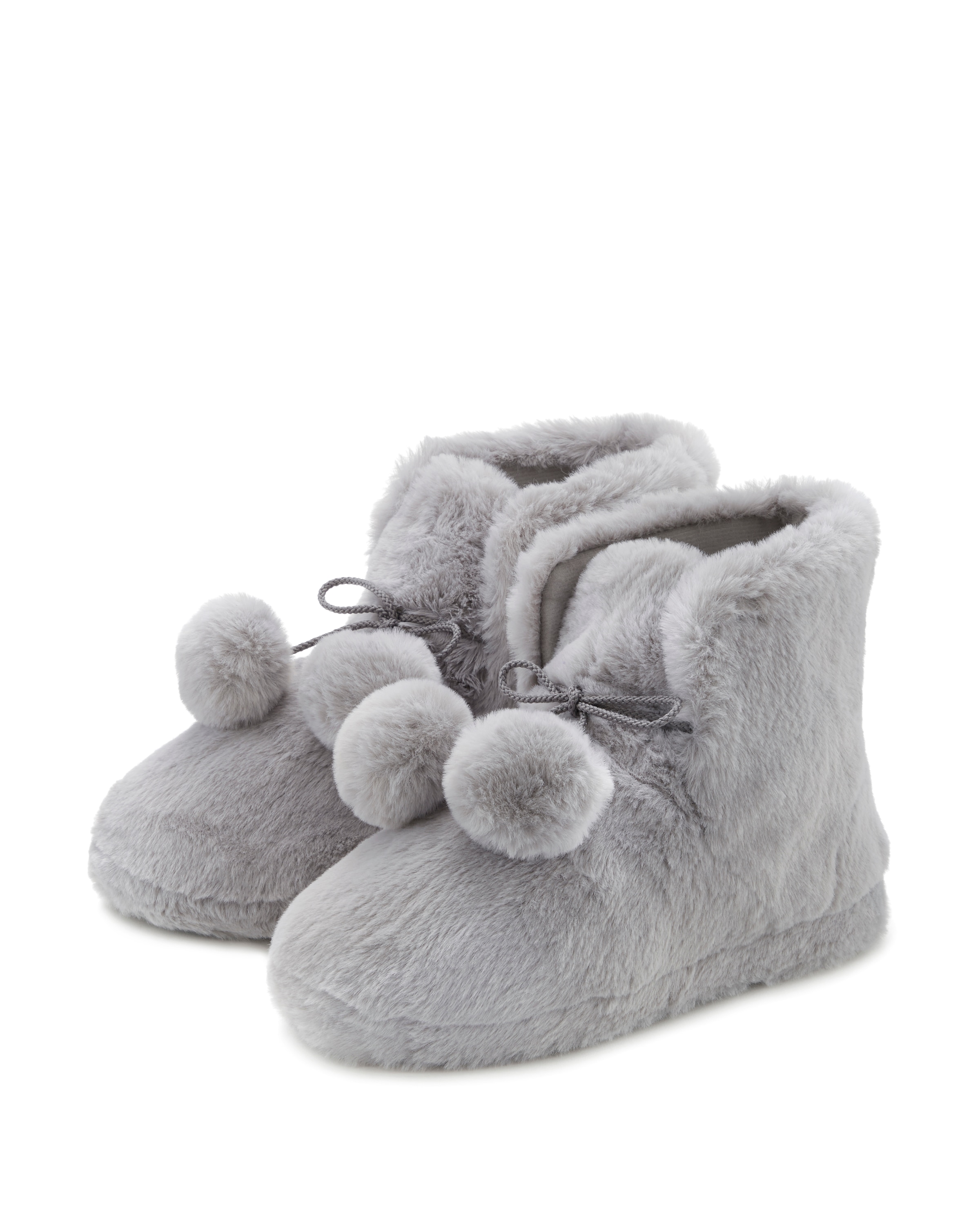 Vivance Hausschuh  Pantolette, Pantoffel, Boots mit kuscheligem Fellimitat VEGAN