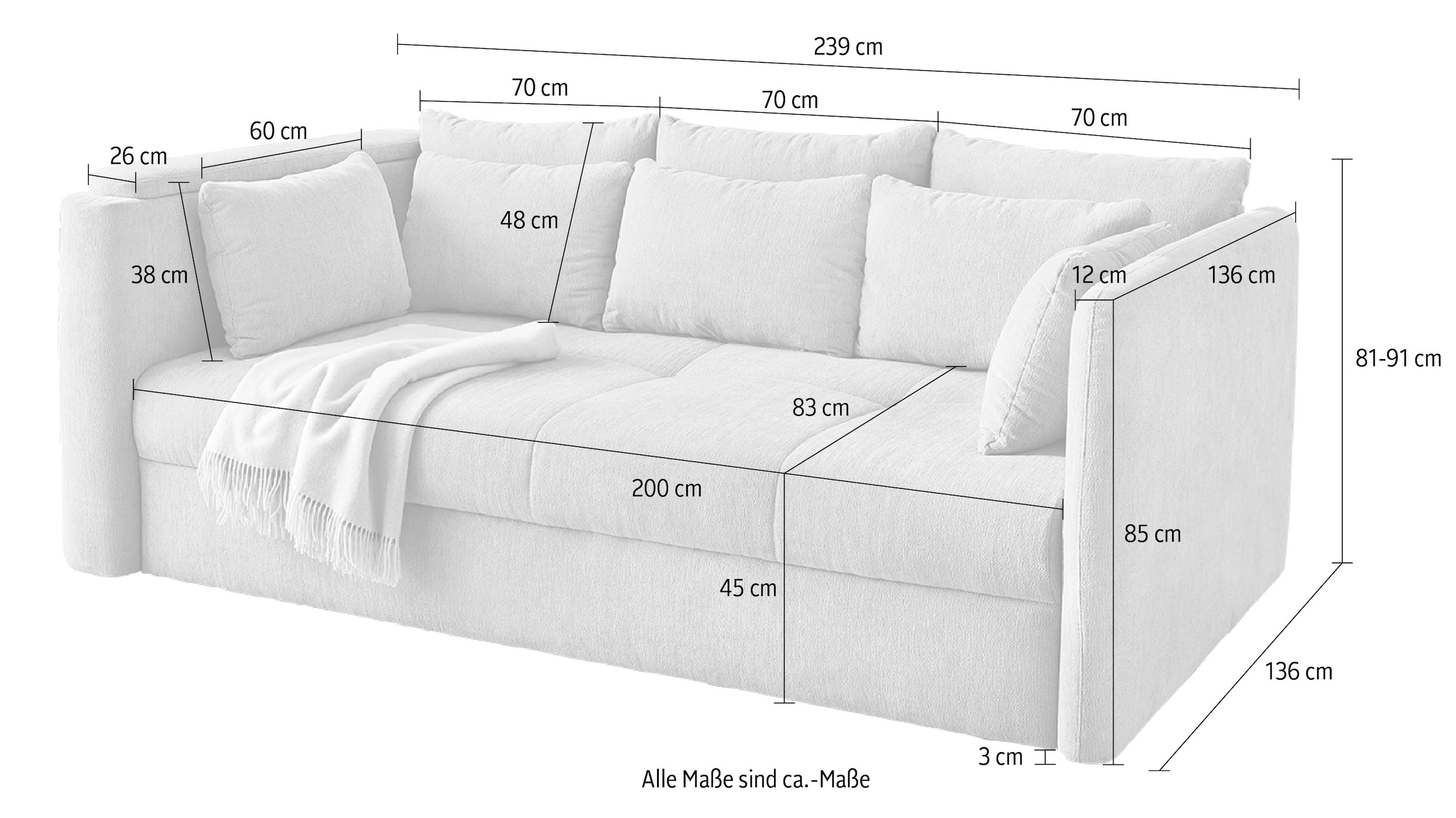 Jockenhöfer Gruppe Big-Sofa »Streamer«, versenkbarer TV-Lift inkl.  Fernbedienung, rechts oder links montierbar auf Raten bestellen