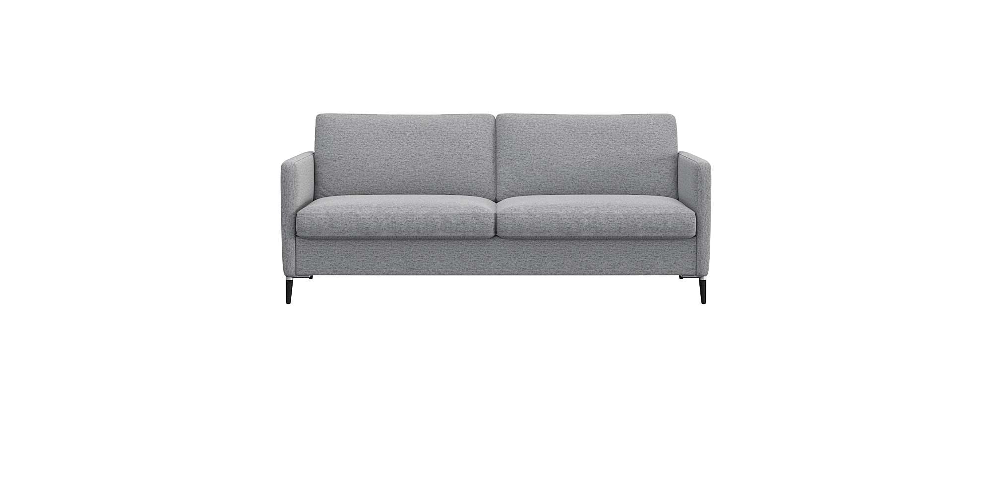 FLEXLUX 2,5-Sitzer »Fiore, super bequem durch hochwertigen Sitzaufbau mit Kaltschaum« schmale Armlehnen, Füße Alu+schwarz