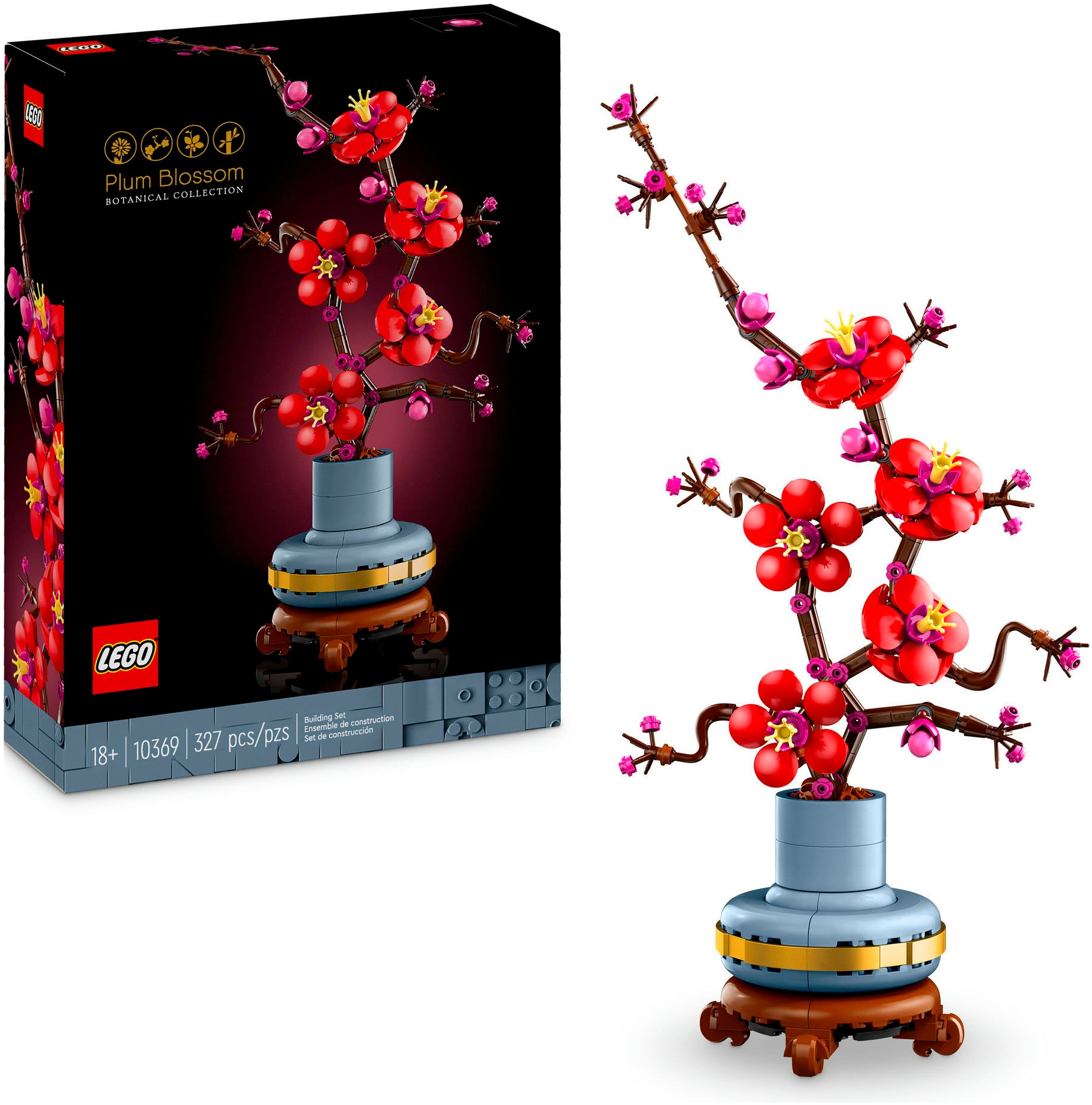 LEGO® Konstruktionsspielsteine »Pflaumenblüte (10369), LEGO Botanicals«, (327 St.), Made in...