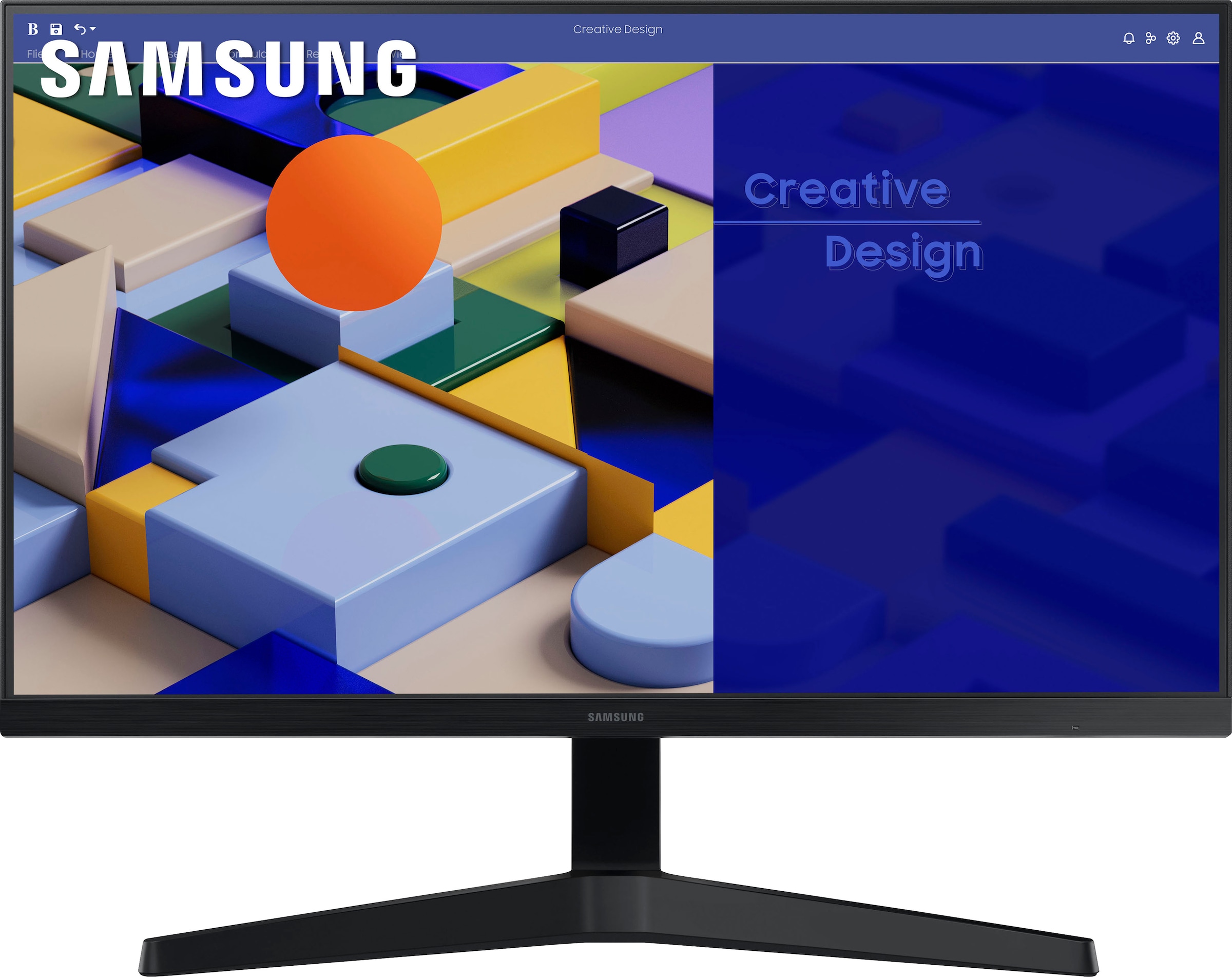 Samsung LED-Monitor »S24C314EAU«, 60,4 cm/24 Zoll, 1920 x 1080 px, Full HD,  5 ms Reaktionszeit, 75 Hz ➥ 3 Jahre XXL Garantie