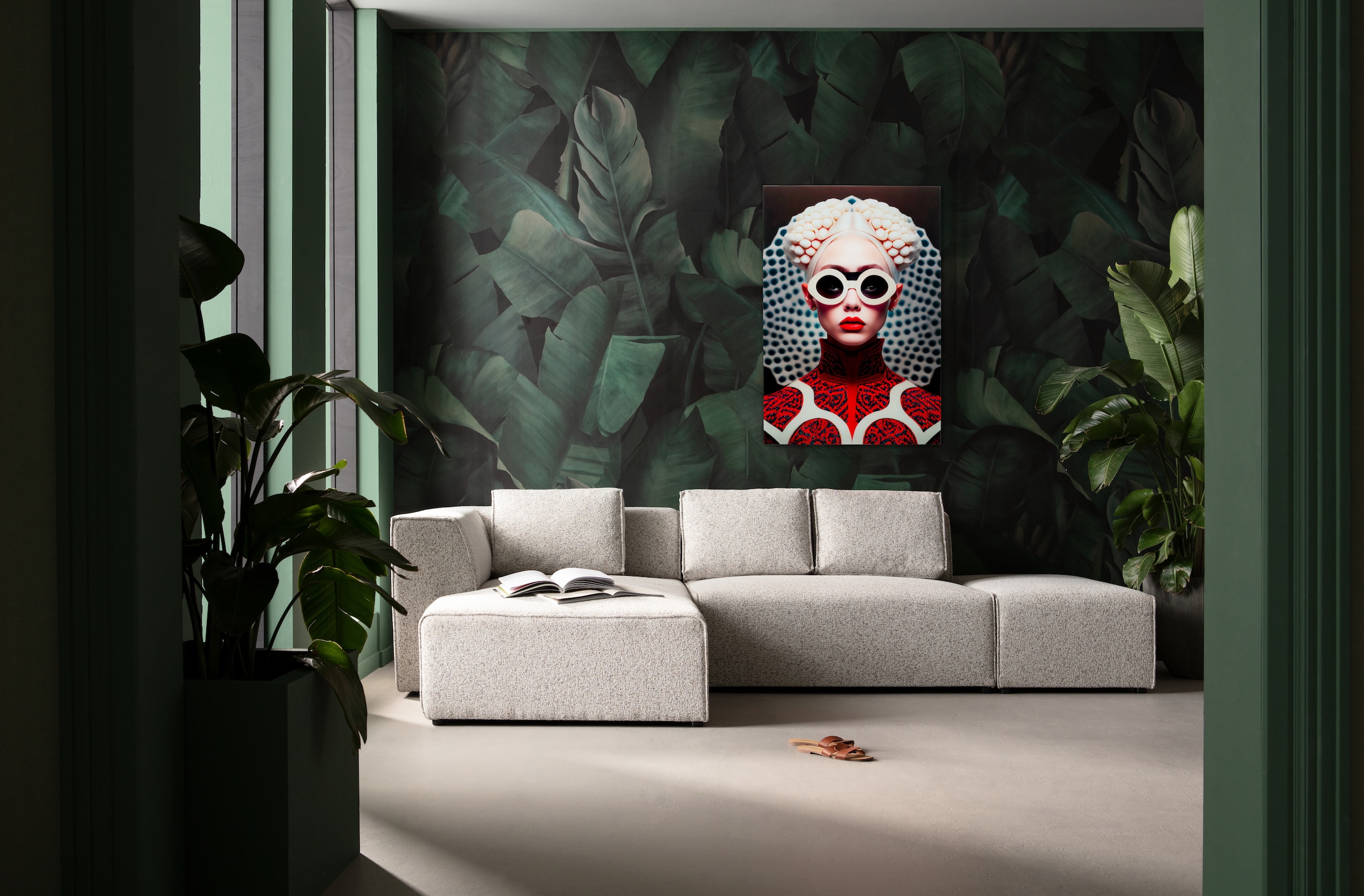Kare Design Glasbild »Muse Vibe 75x55cm« 1, 