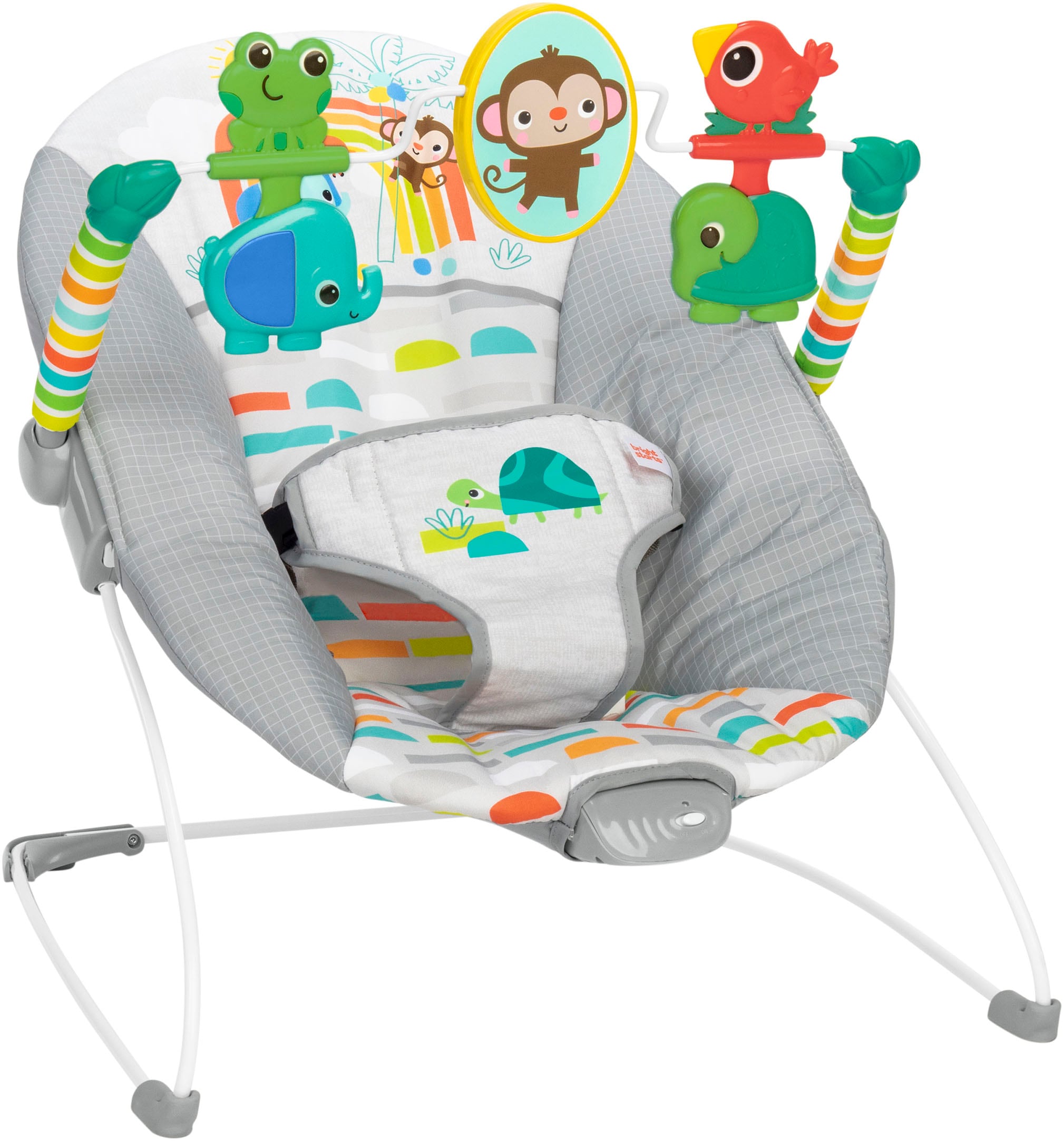 Bright Starts Babywippe »Playful Paradise™ Vibrating Bouncer« bis 9 kg mit Sound-Effekt