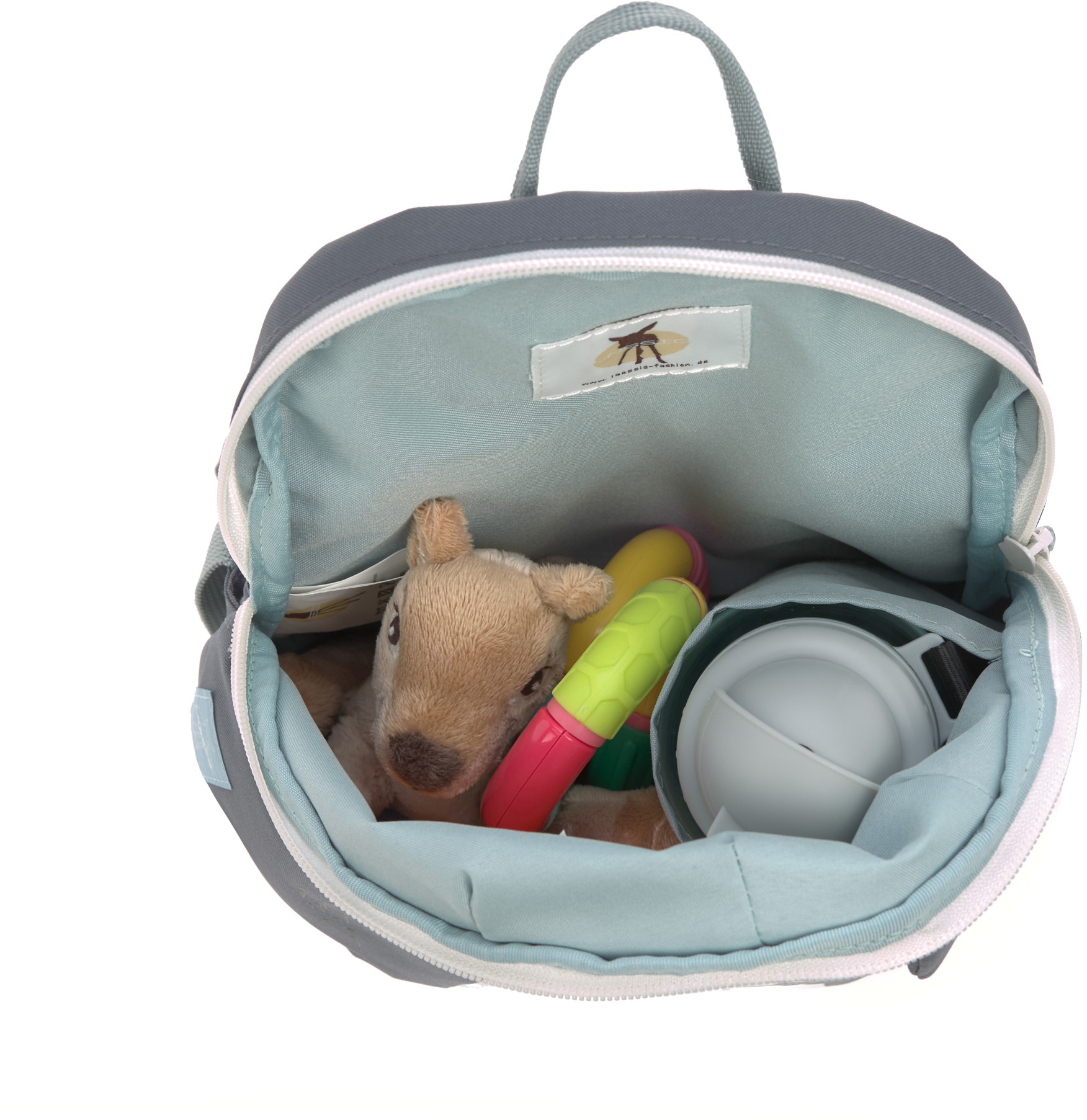 Friends PETA-approved Backpacks Tiny Kinderrucksack Racoon« »About LÄSSIG vegan