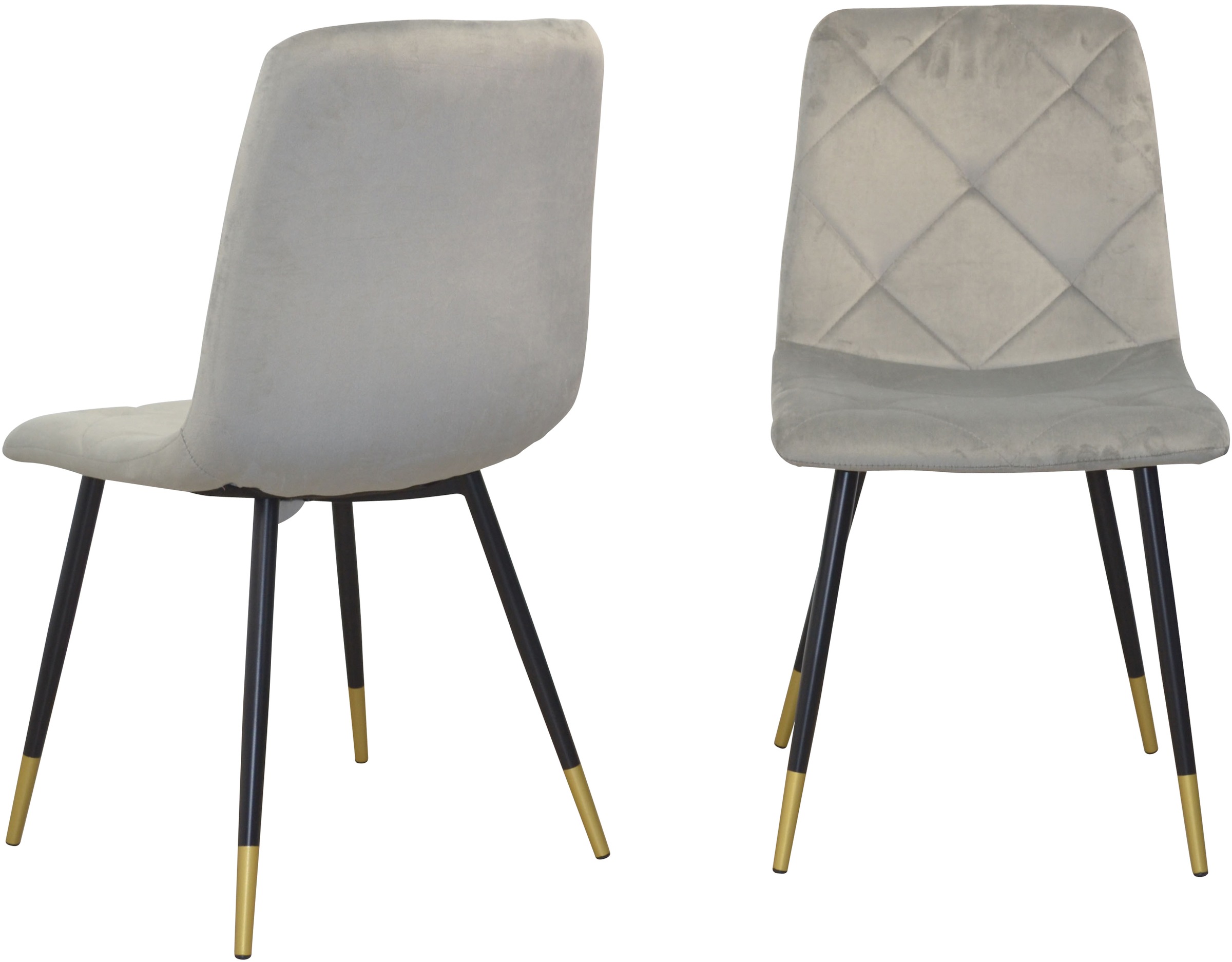 HOFMANN LIVING AND MORE Polsterstuhl, (Set), 2 St., Samtoptik-Polyester