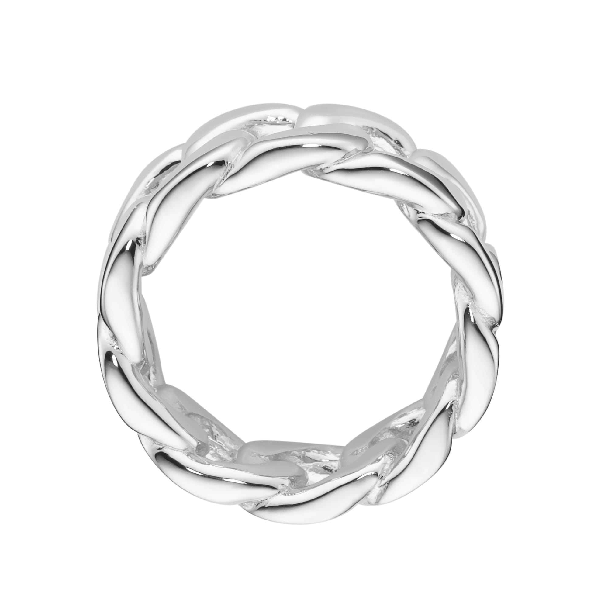 GIORGIO MARTELLO MILANO Silberring »Ring Panzerketten-Design, Silber 925«
