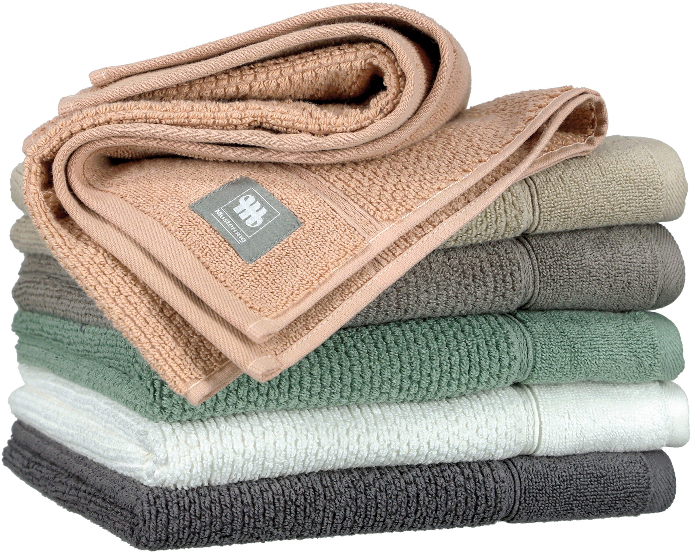 Musterring Handtuch »Solid« hautschmeichelnde Airtouch Qualität