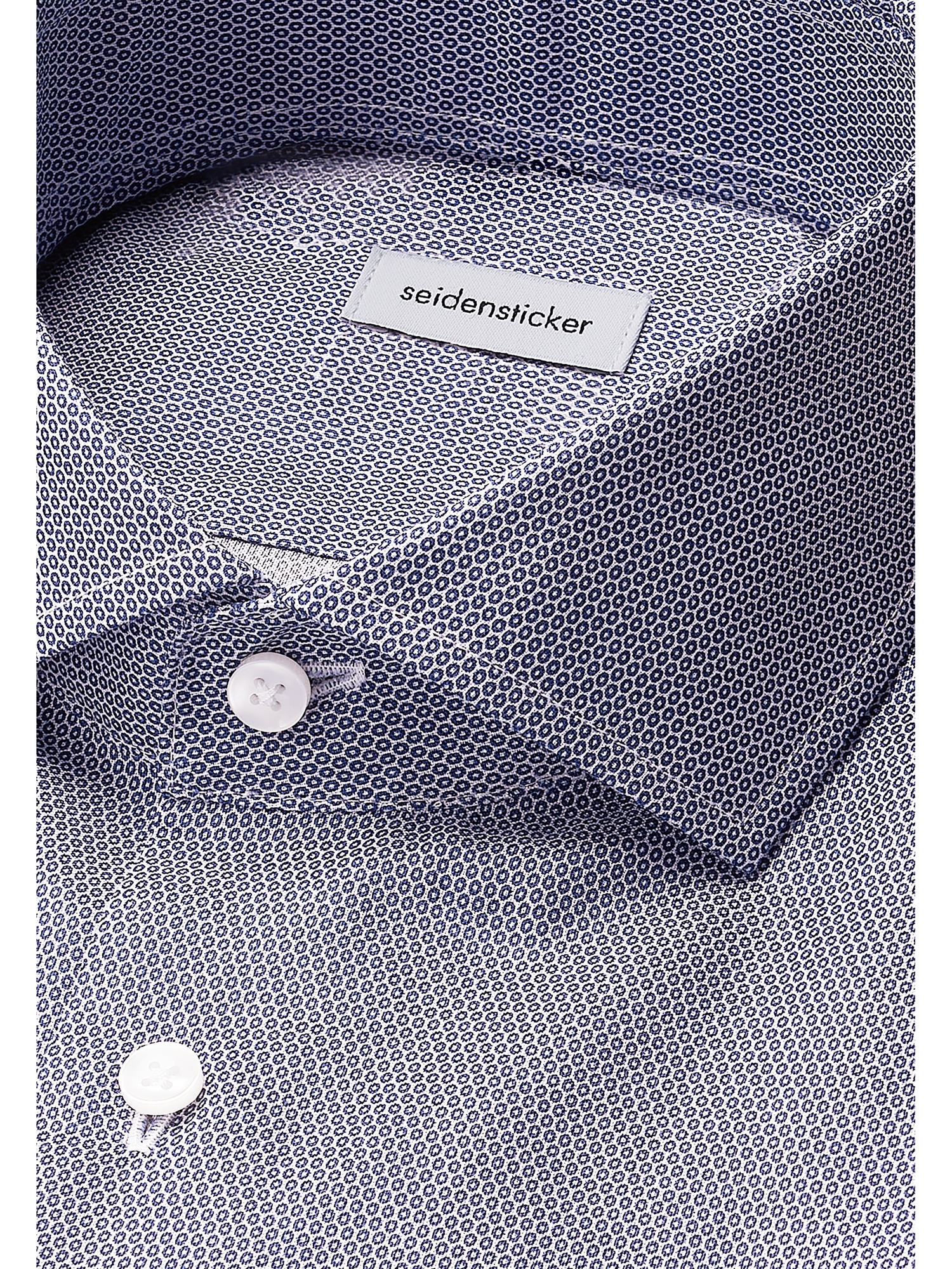 seidensticker Businesshemd »Schwarze Rose« Slim 1/1 Kentkragen Druck