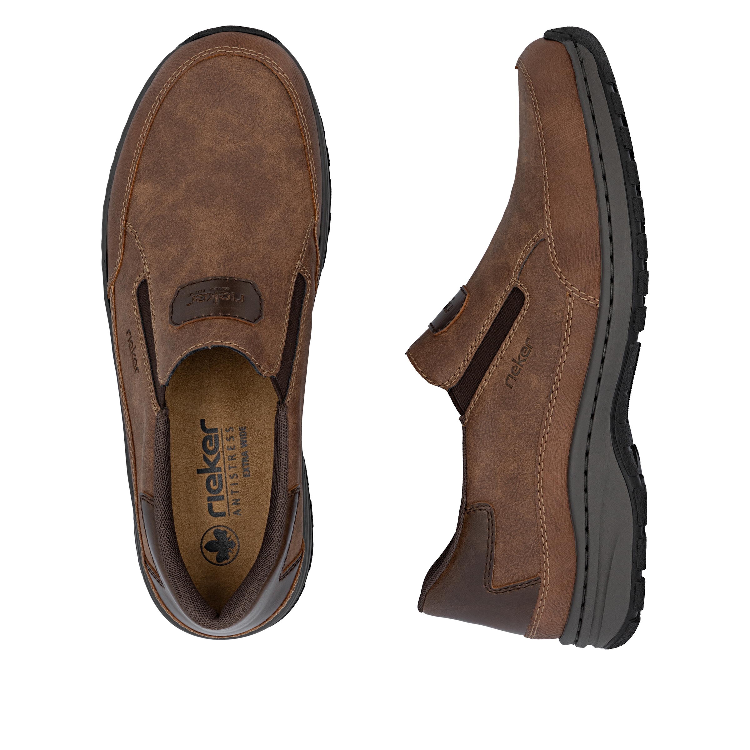 Rieker Slipper  Schlupfschuh, Halbschuh, Slip-on Sneaker mit Stretcheinsätze