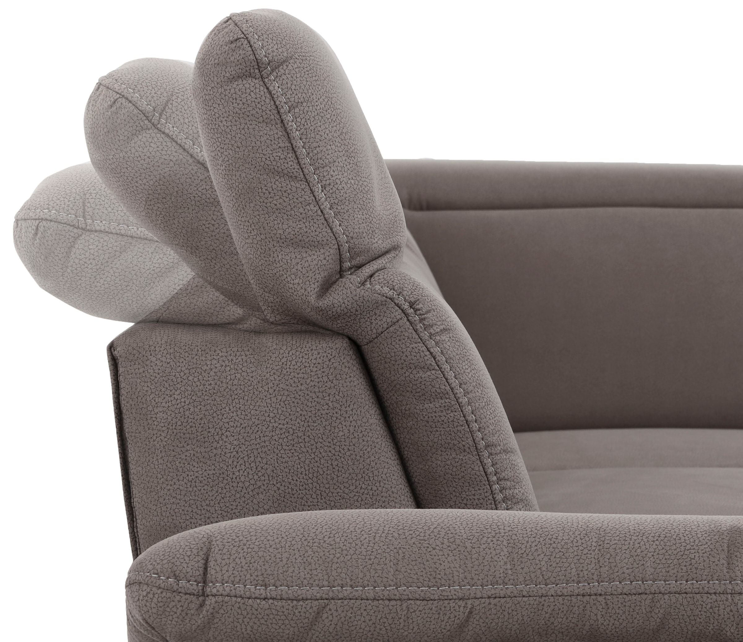 Home affaire Ecksofa »Mauritius L-Form«, mit Ottomane, mit Kopfteil- und Armlehnverstellung