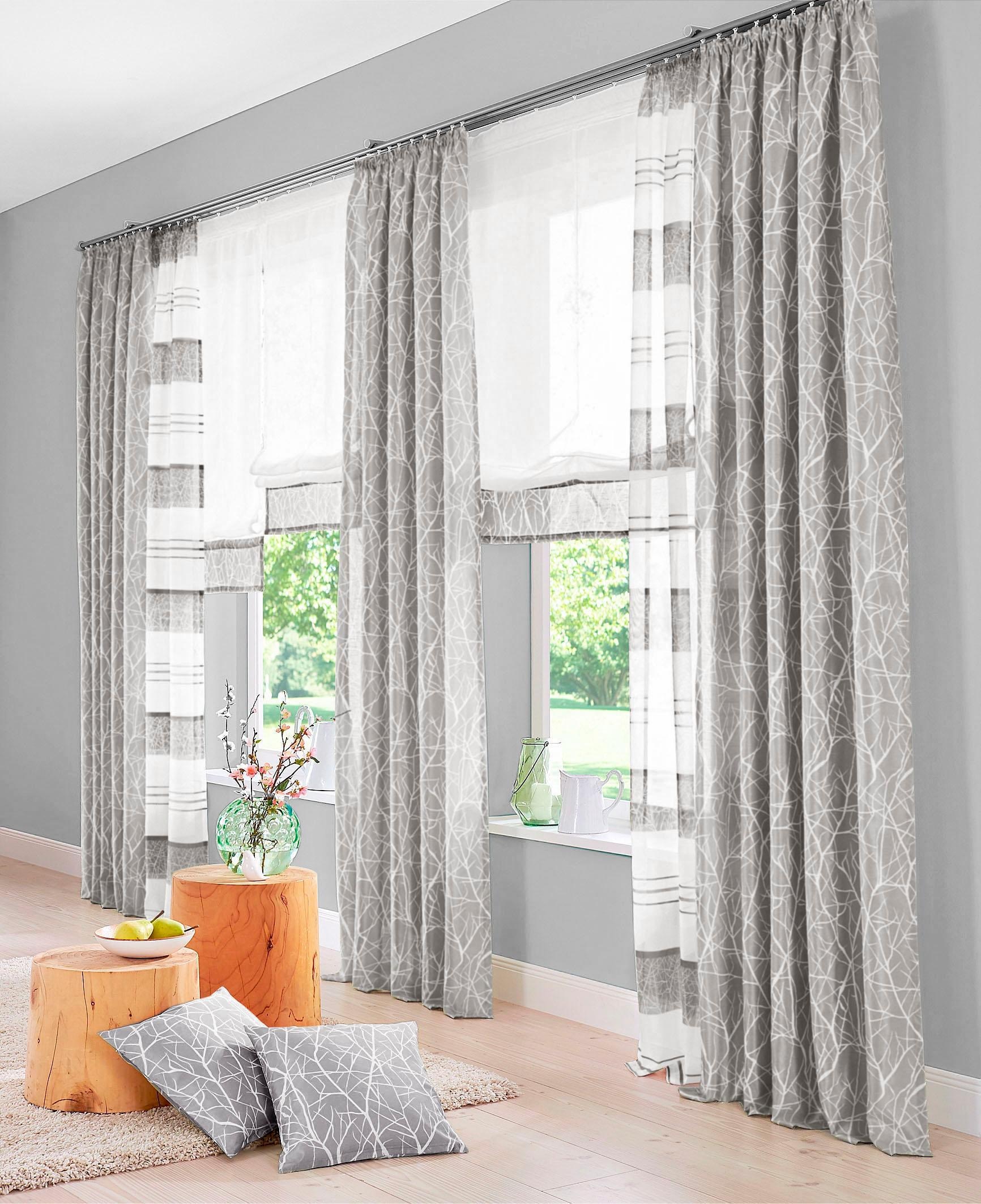 Voile, Polyester home mit »Camposa«, my Klettband, Transparent, Raffrollo