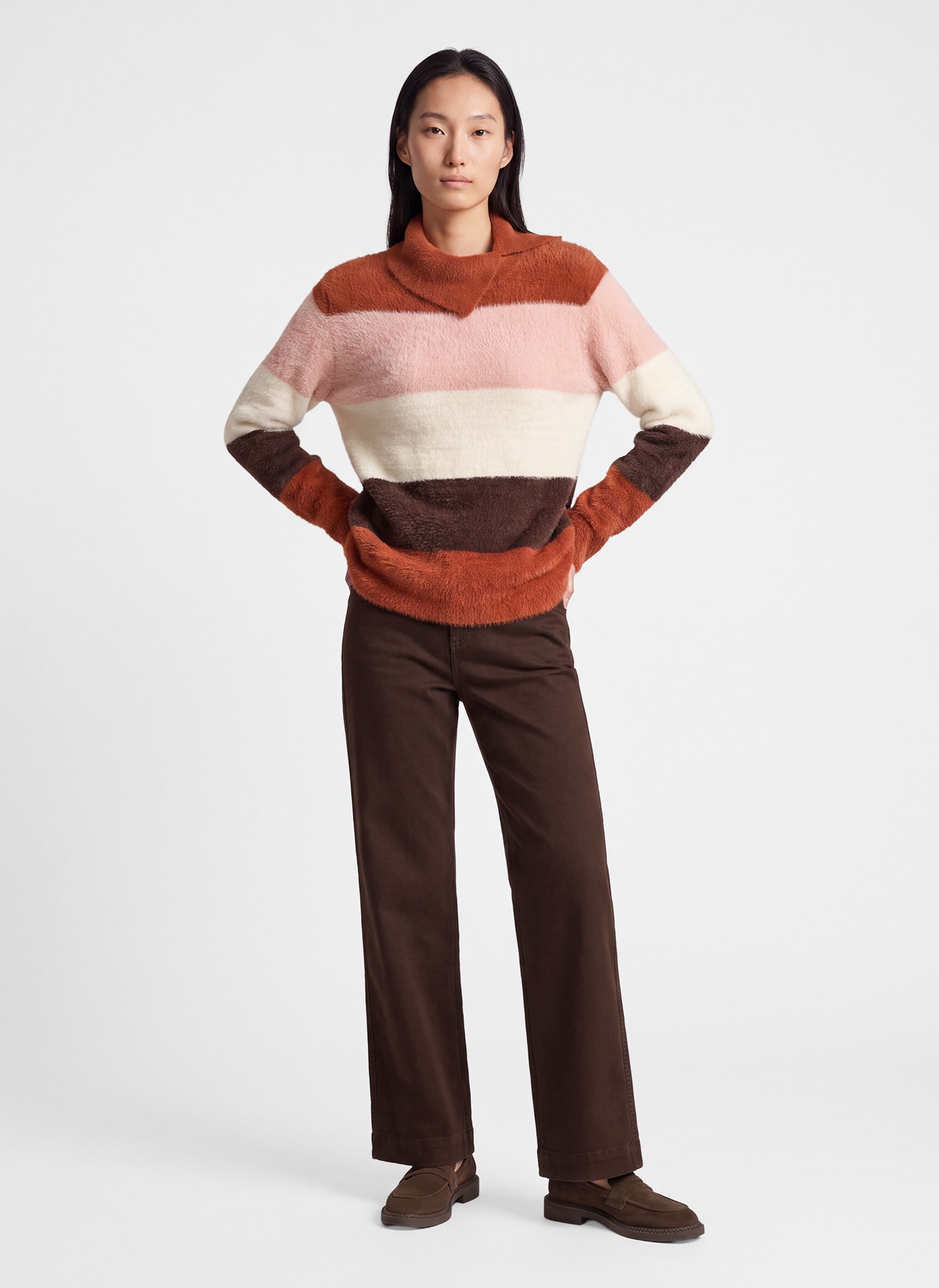 Rabe Strickpullover im Colorblocking-Style